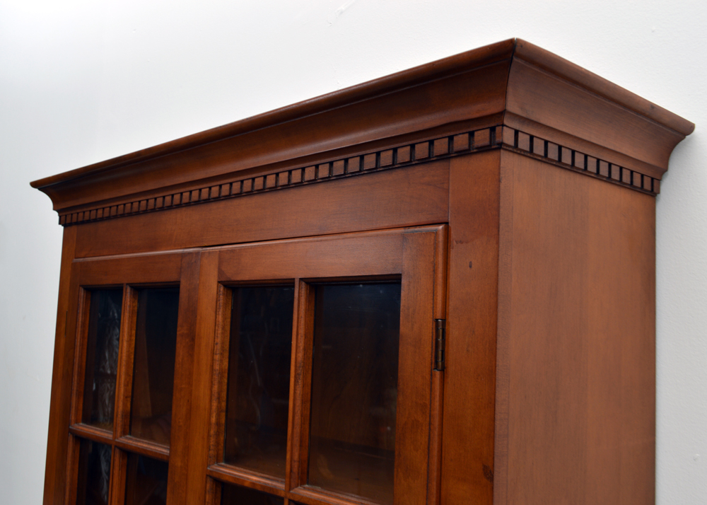 Colonial Style Maple Cupboard by New England Furniture