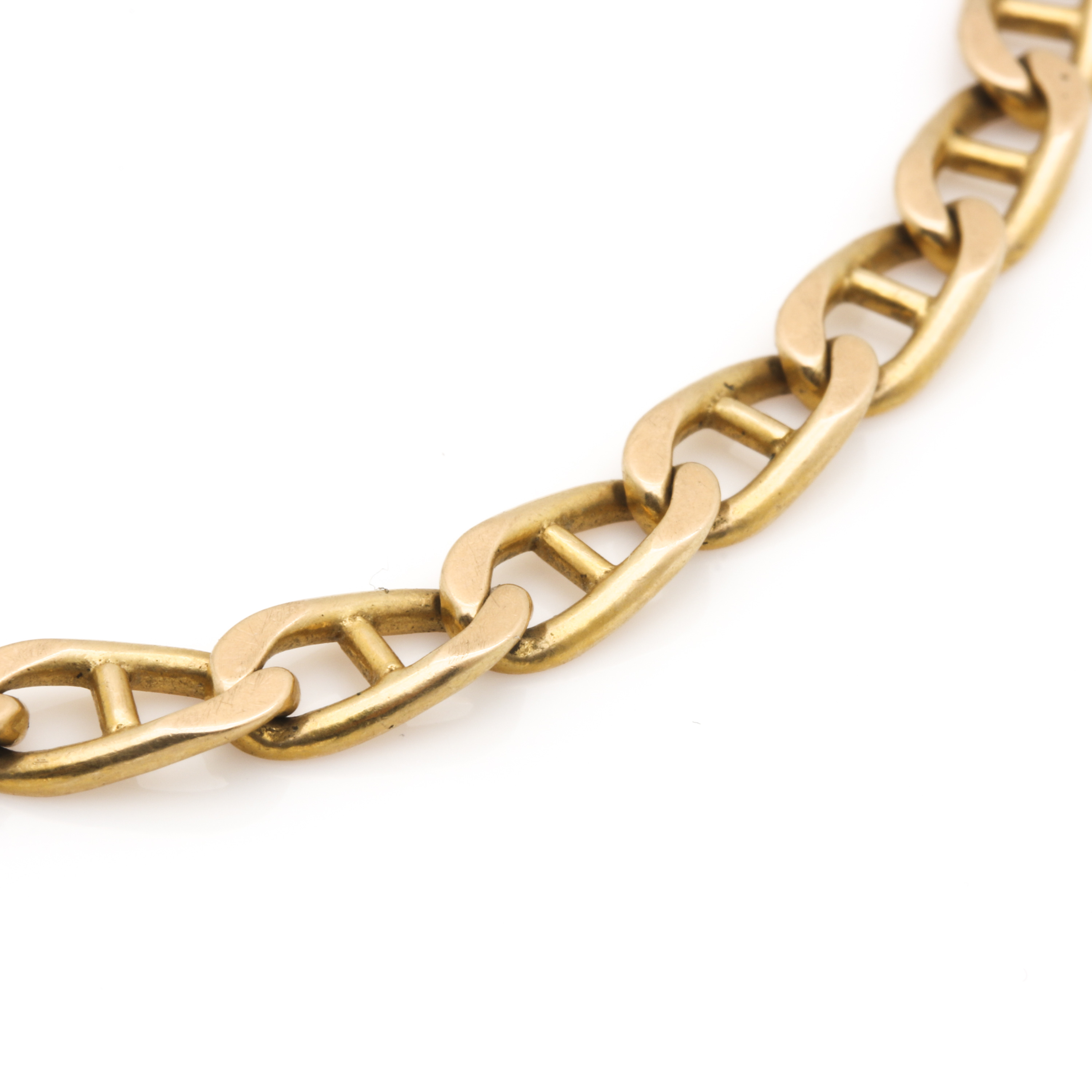 14K Yellow Gold Mariner Chain Bracelet