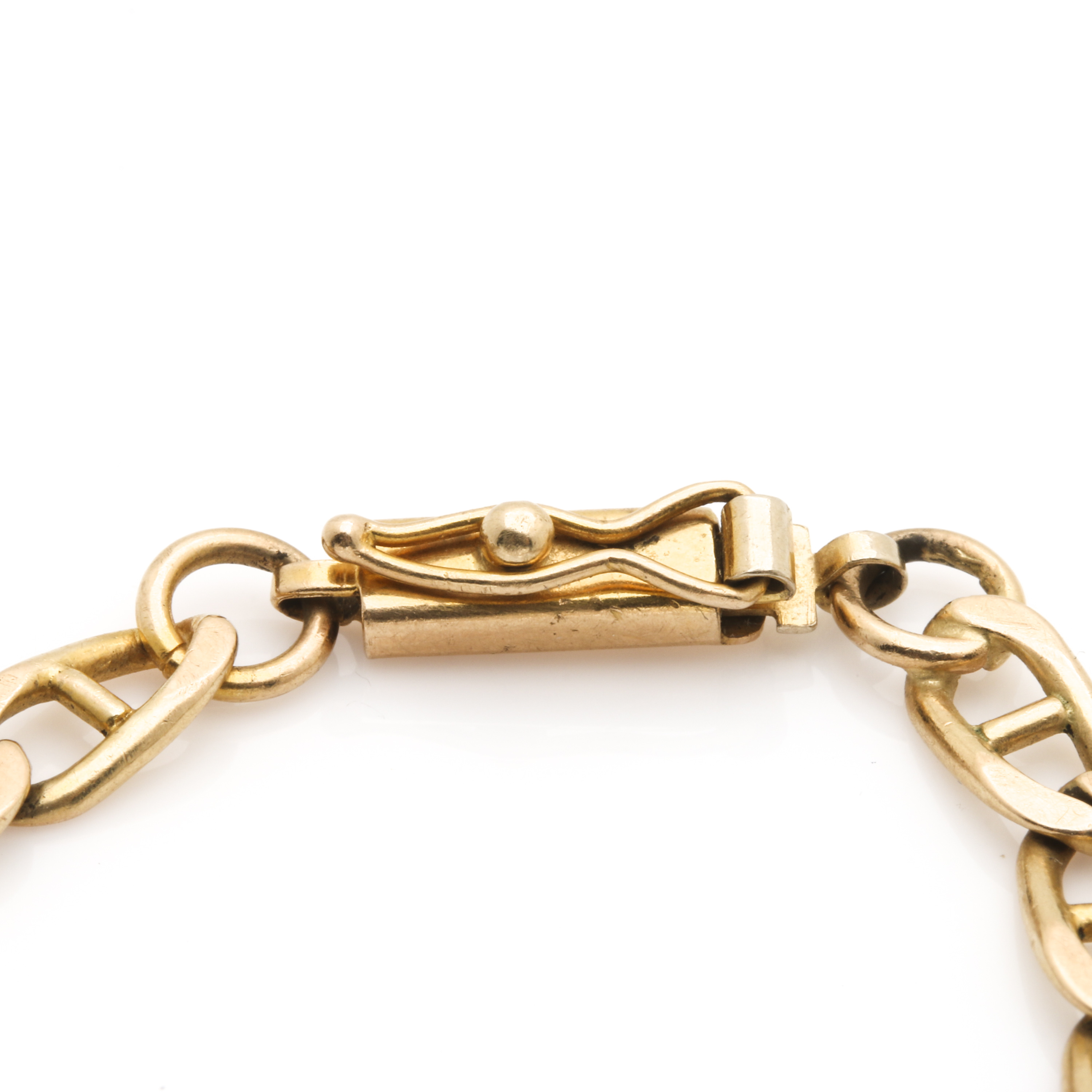 14K Yellow Gold Mariner Chain Bracelet