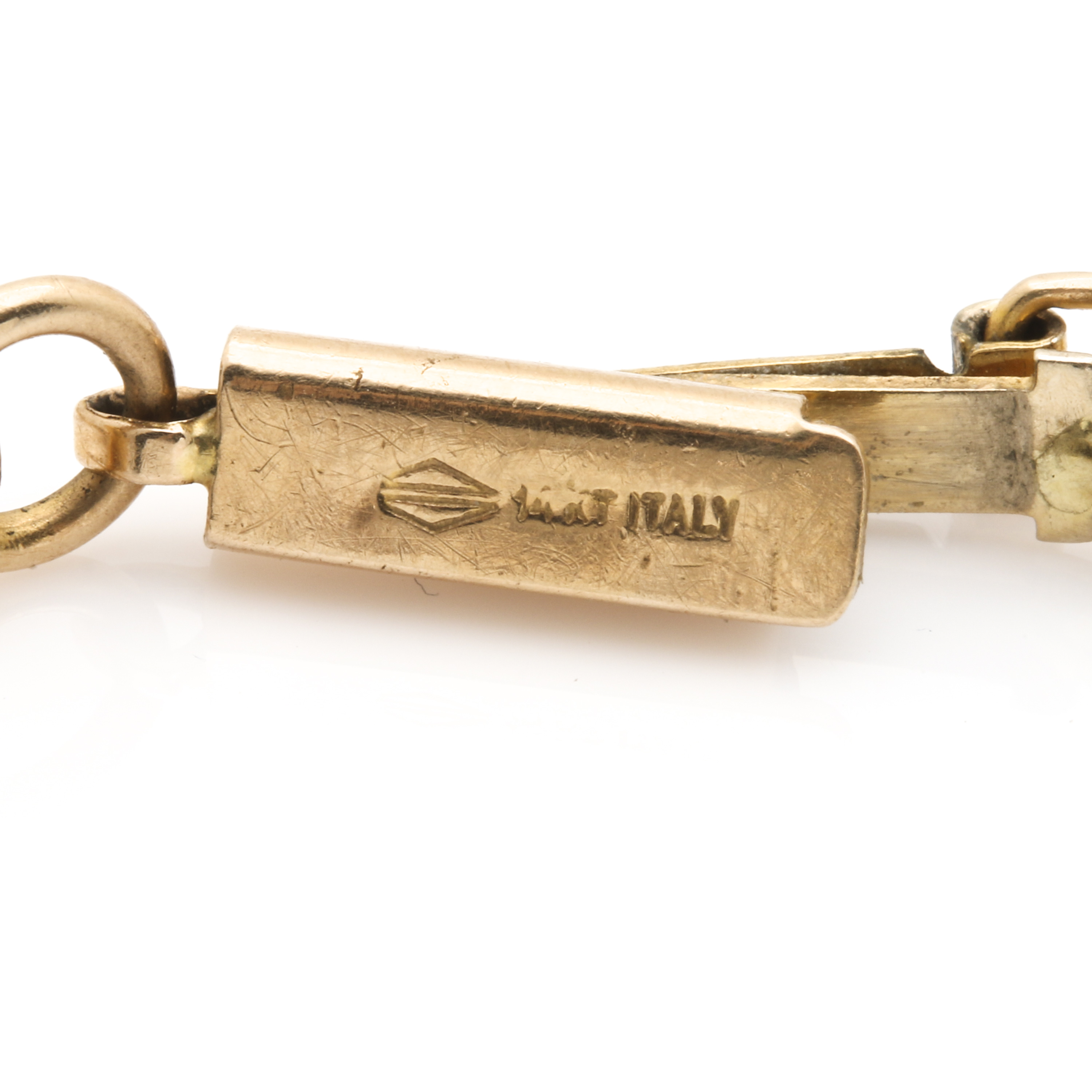 14K Yellow Gold Mariner Chain Bracelet