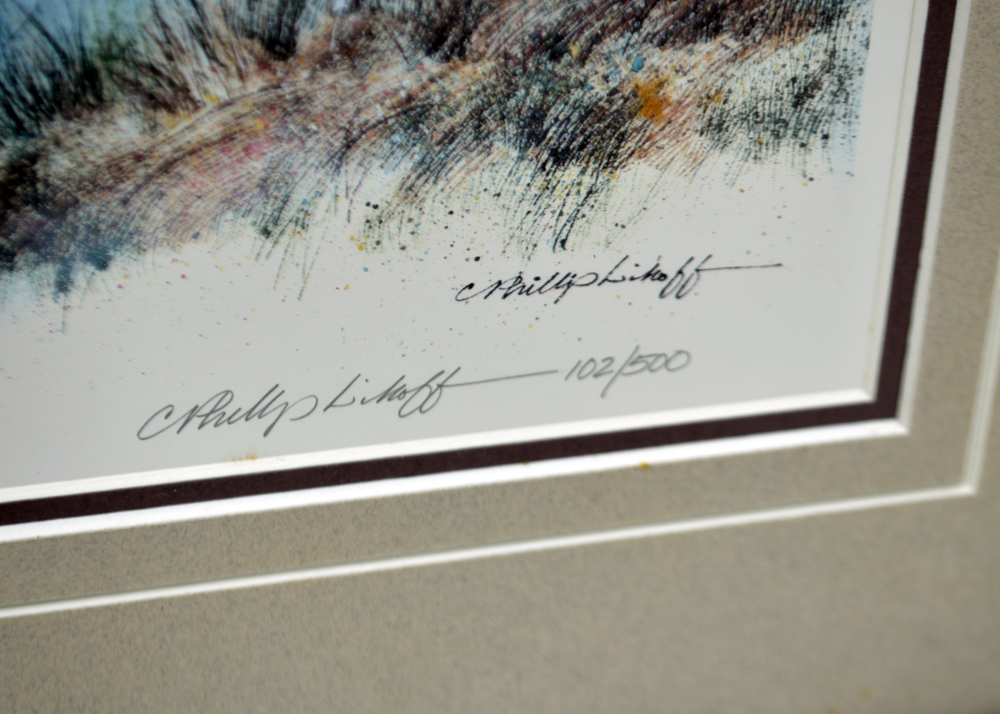 C. Phillip Linoff Limited Edition Offset Lithograph of a Rural Scene