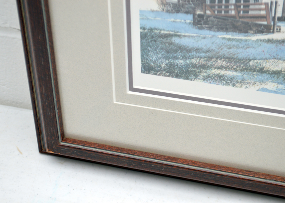 C. Phillip Linoff Limited Edition Offset Lithograph of a Rural Scene