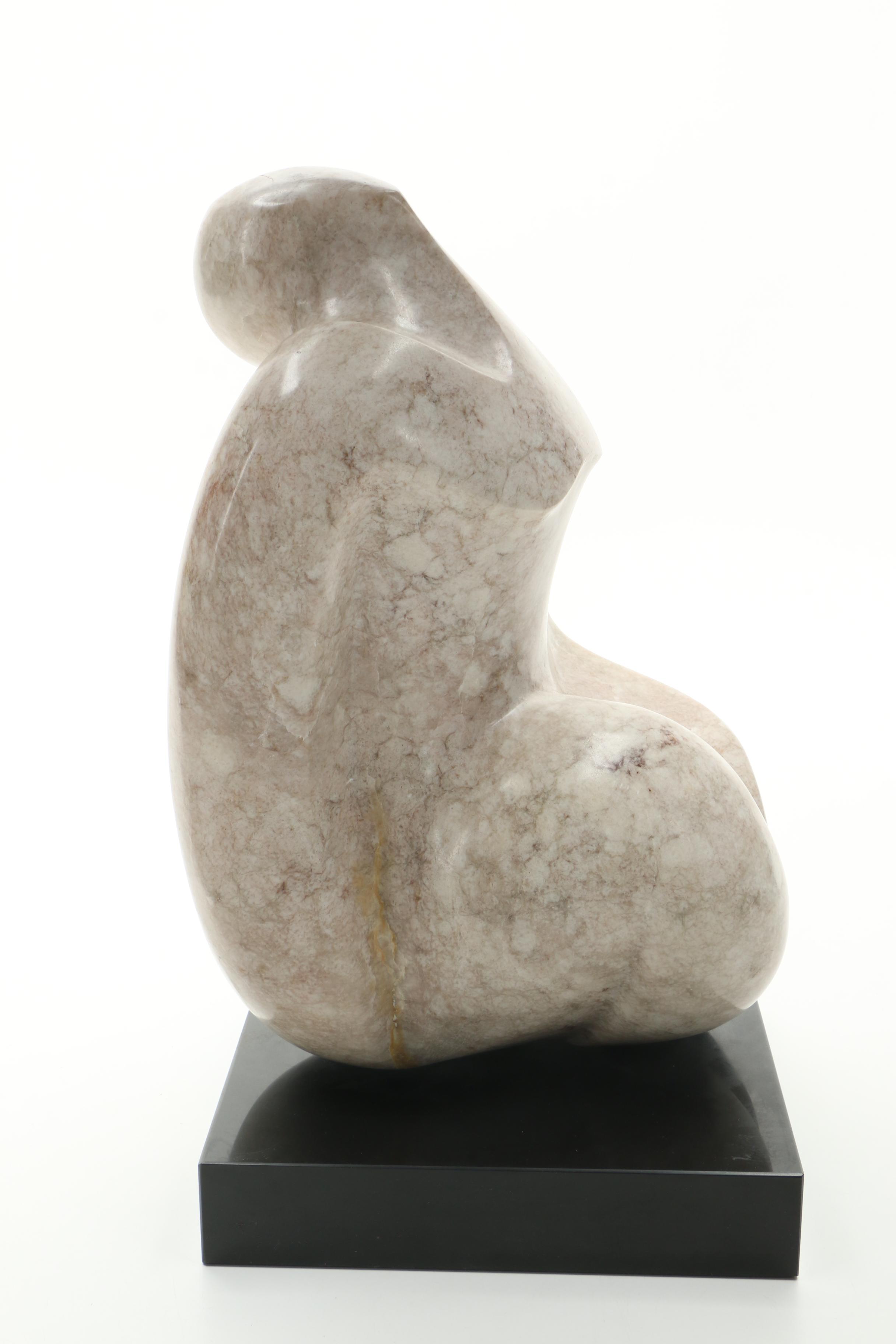 M. Kazer Marble Sculpture "Julie"