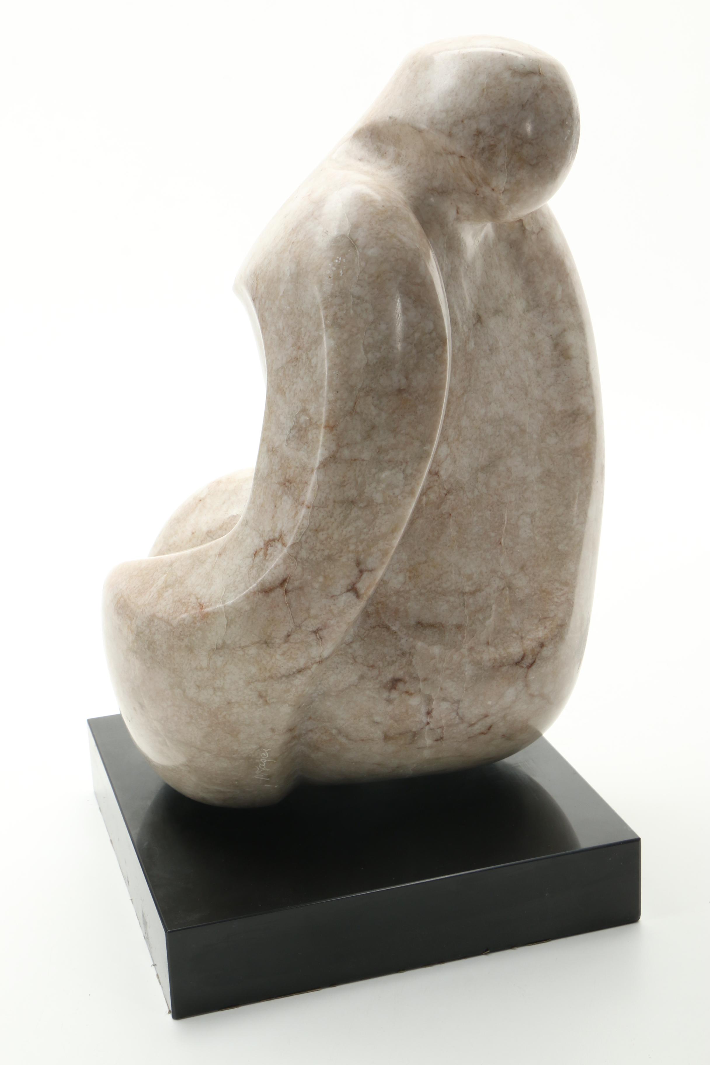 M. Kazer Marble Sculpture "Julie"