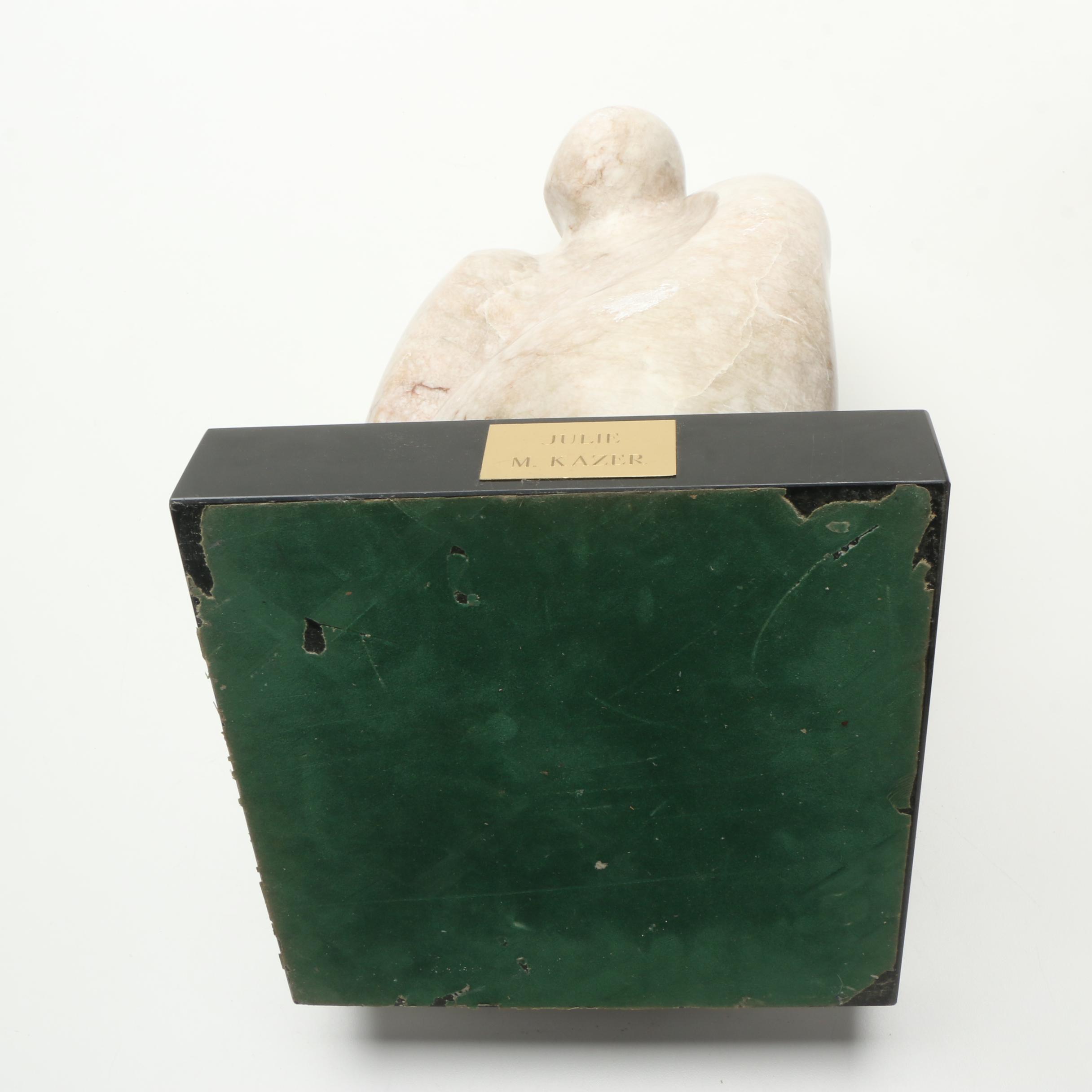 M. Kazer Marble Sculpture "Julie"