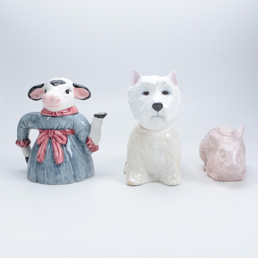 Porcelain and Ceramic Animal Statuettes