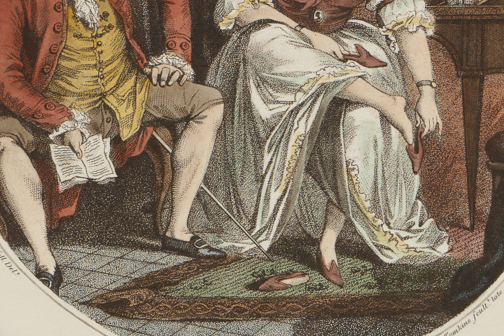 After Charles Ansell Engraving on Paper "French Dressing Room"