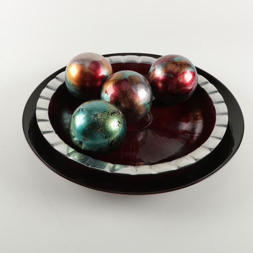 Decorative Bowl and Orb Collection