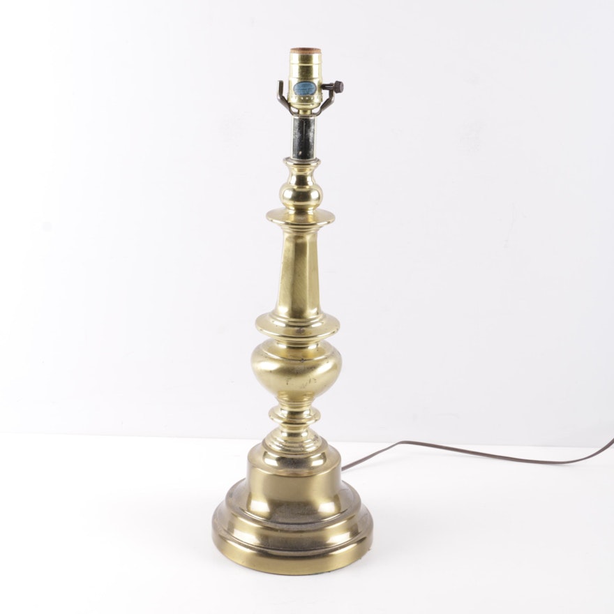 White and Brass Table Lamp