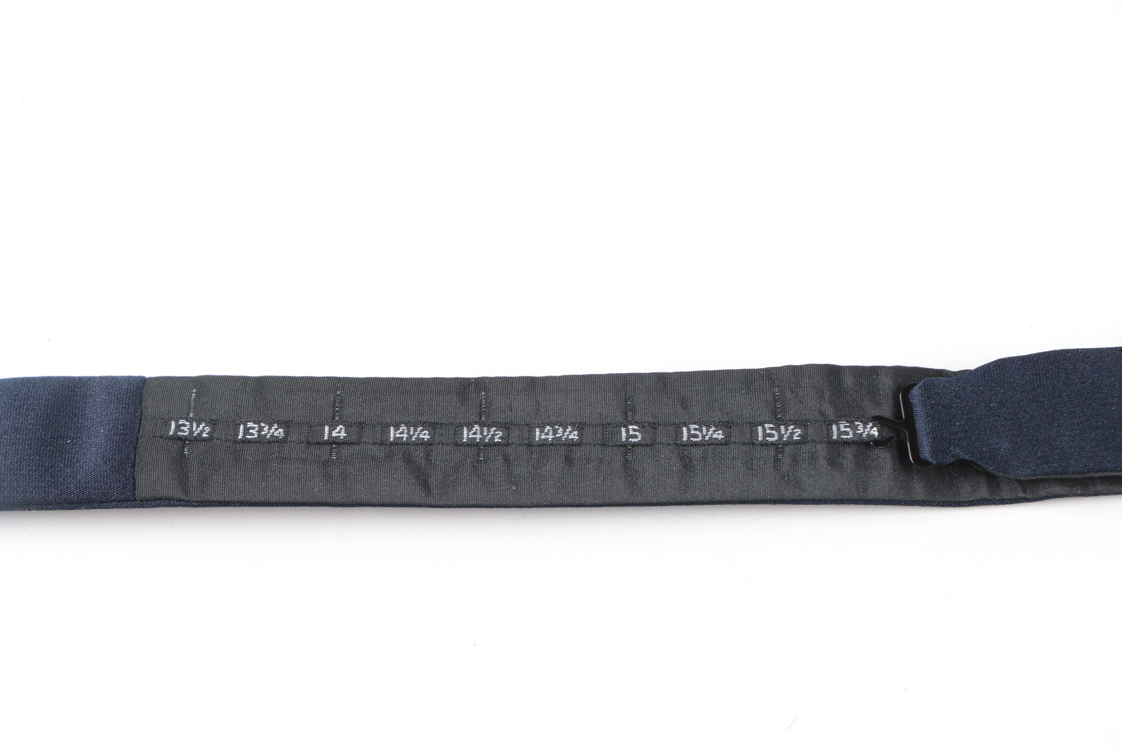 Tuxedo Accessories Including Silk Christian Dior Cummerbund