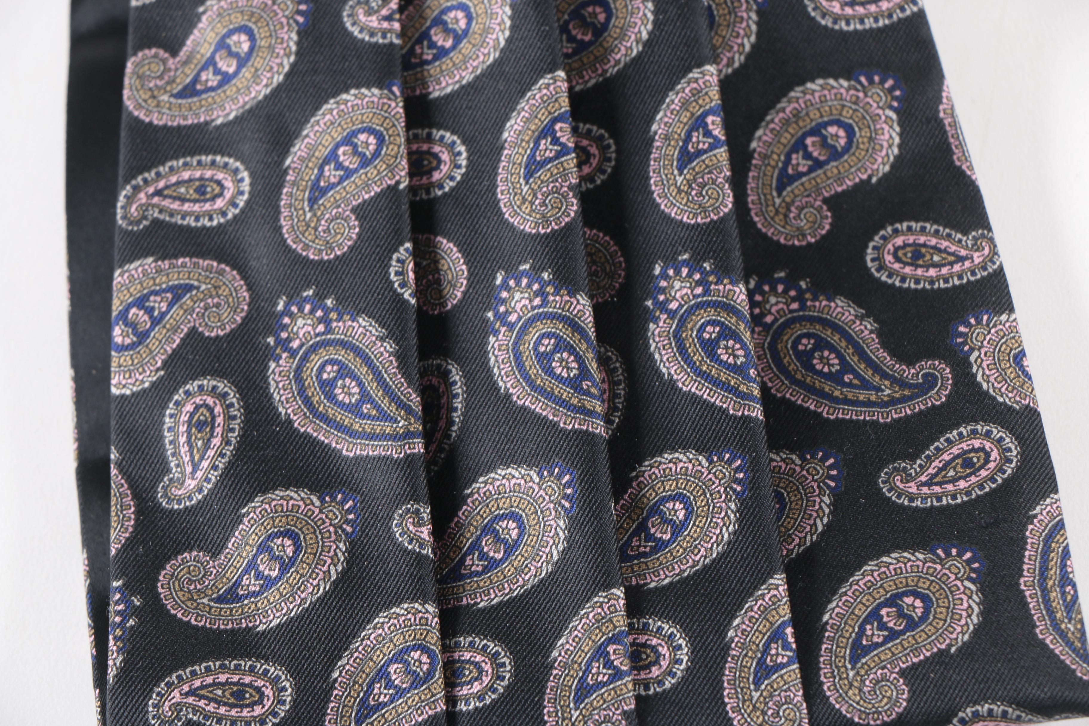 Tuxedo Accessories Including Silk Christian Dior Cummerbund