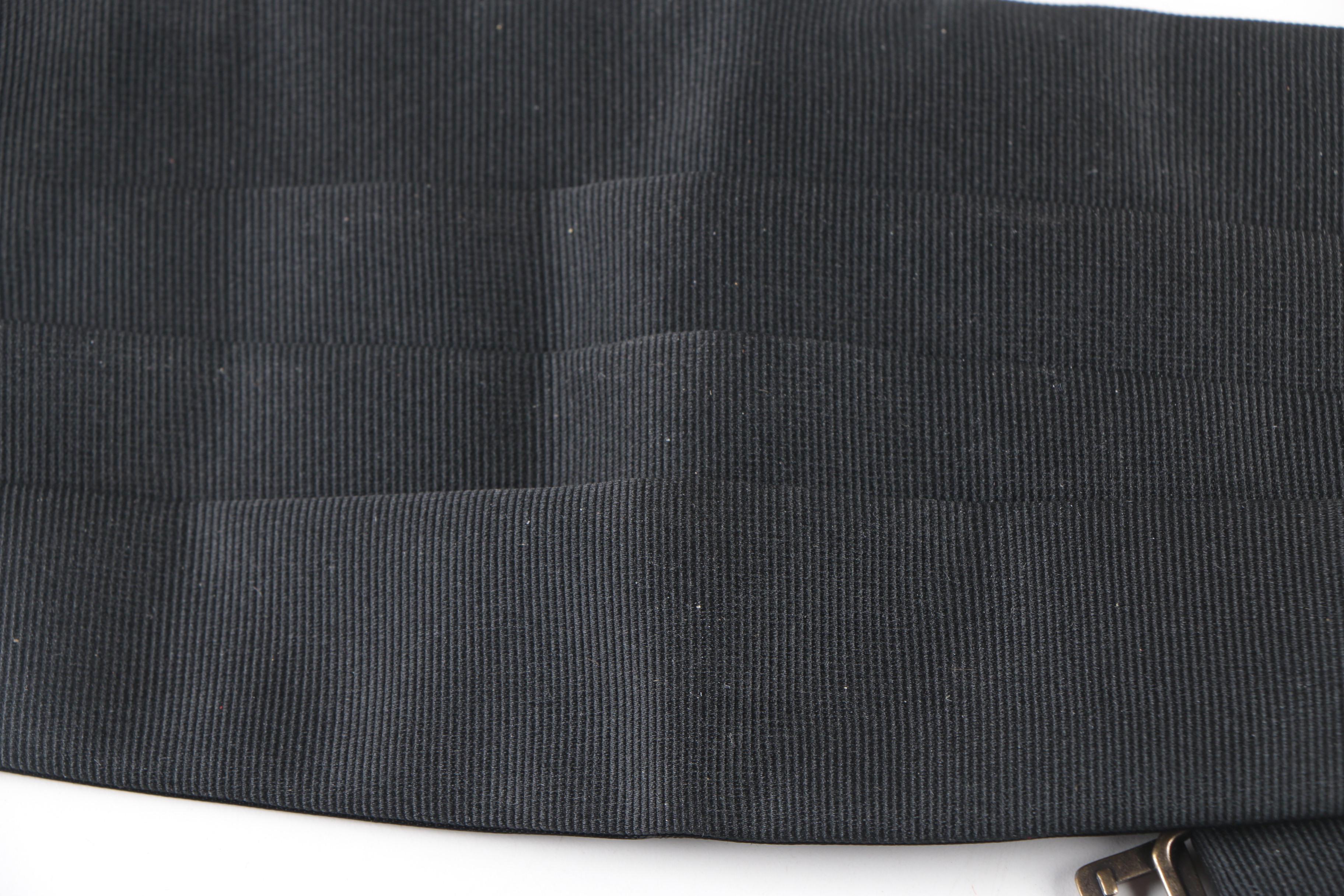 Tuxedo Accessories Including Silk Christian Dior Cummerbund