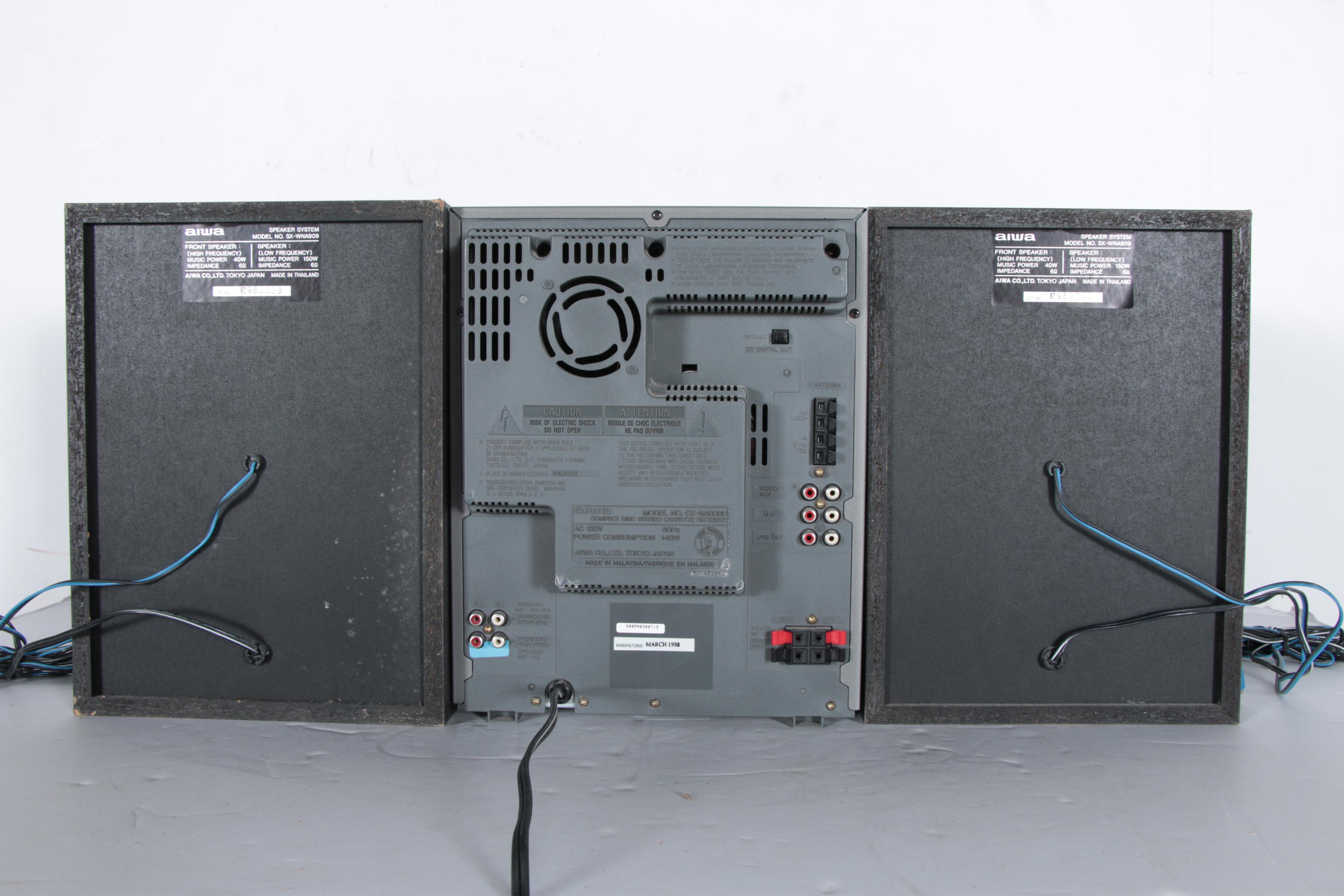 Aiwa CX-NA909 Digital Audio System