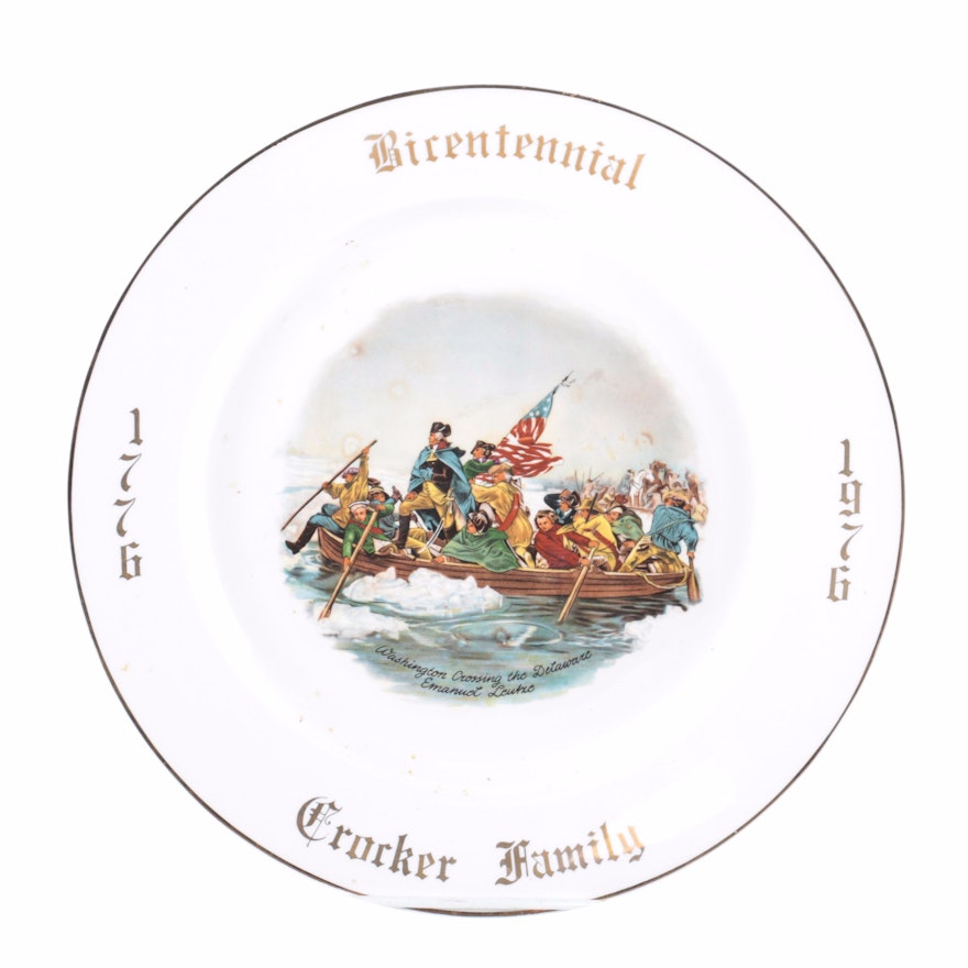 Crocker Family Bicentennial Plate