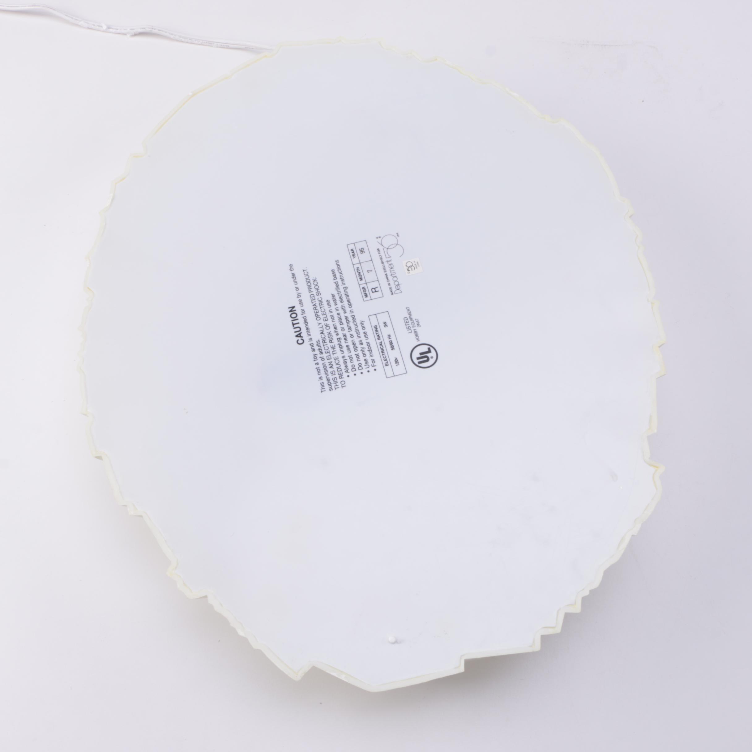 Pair of Department 56 "Snowbabies" Animated Skating Pond