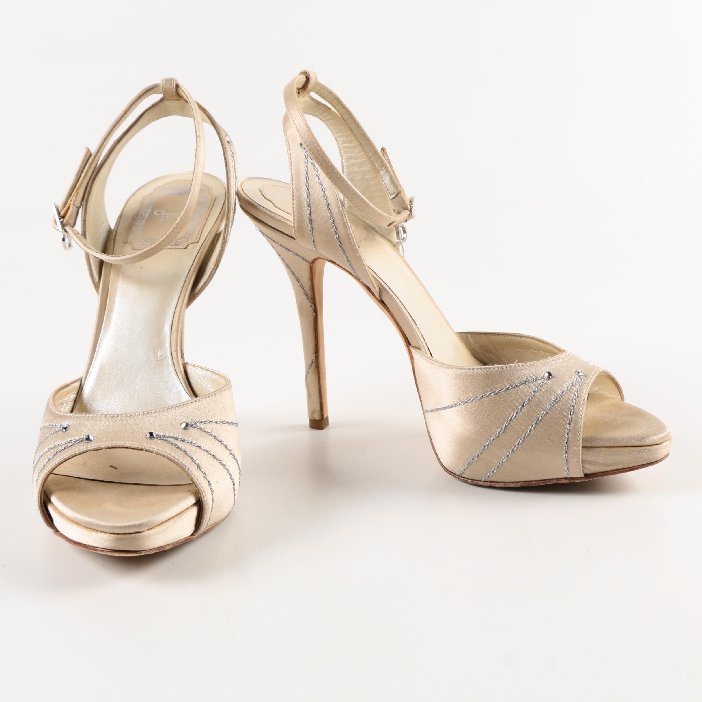 Christian Dior Satin Heels
