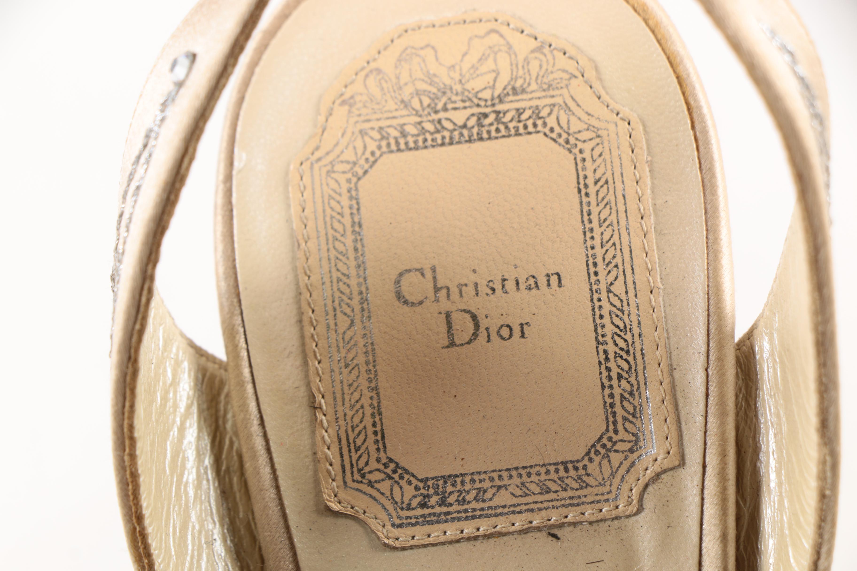 Christian Dior Satin Heels