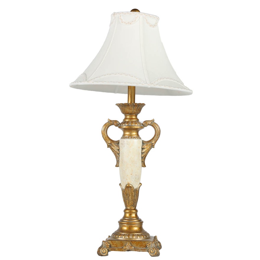 Gold Tone Table Lamp