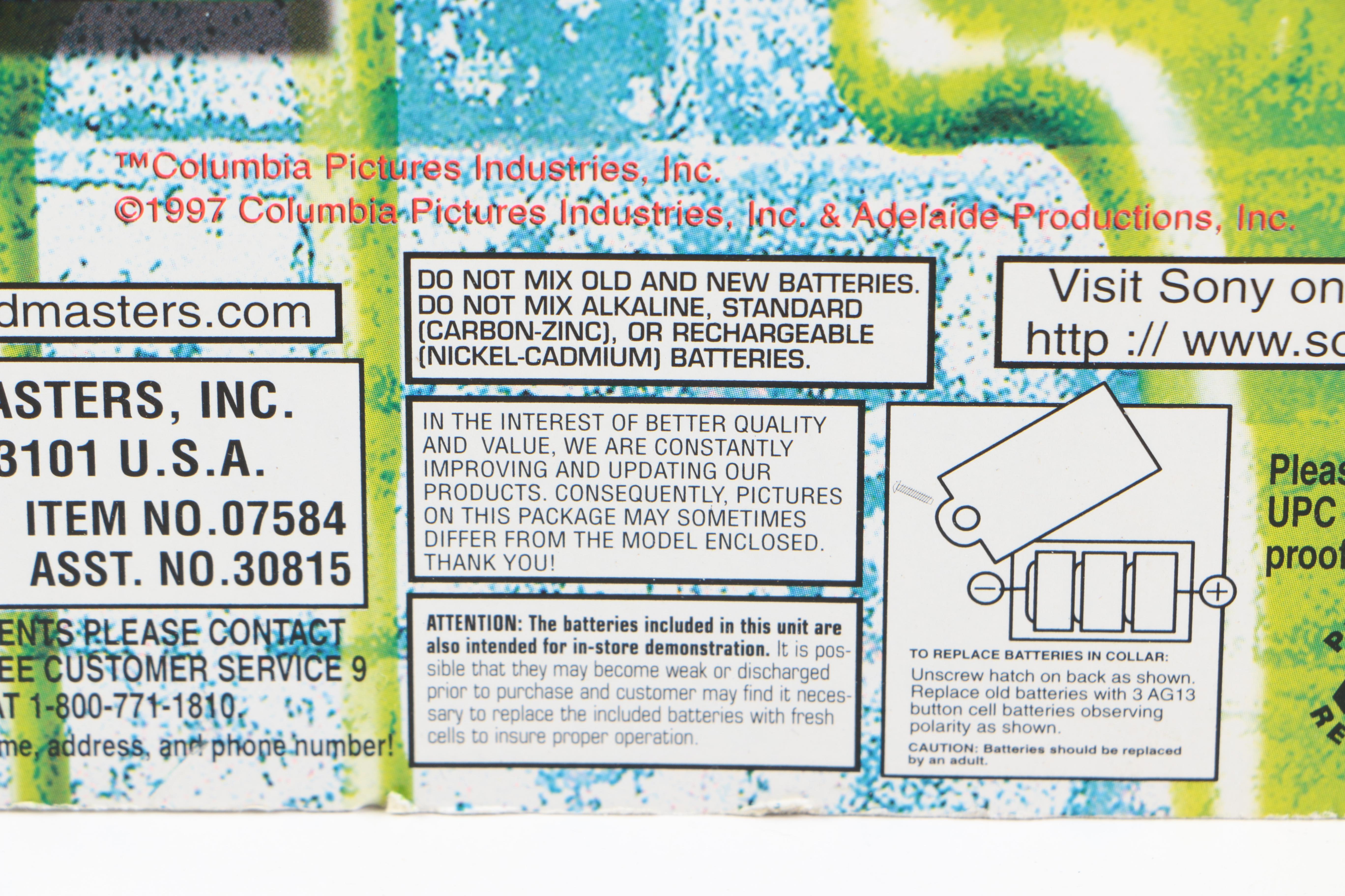 Set of "Extreme Ghostbusters" Action Figure