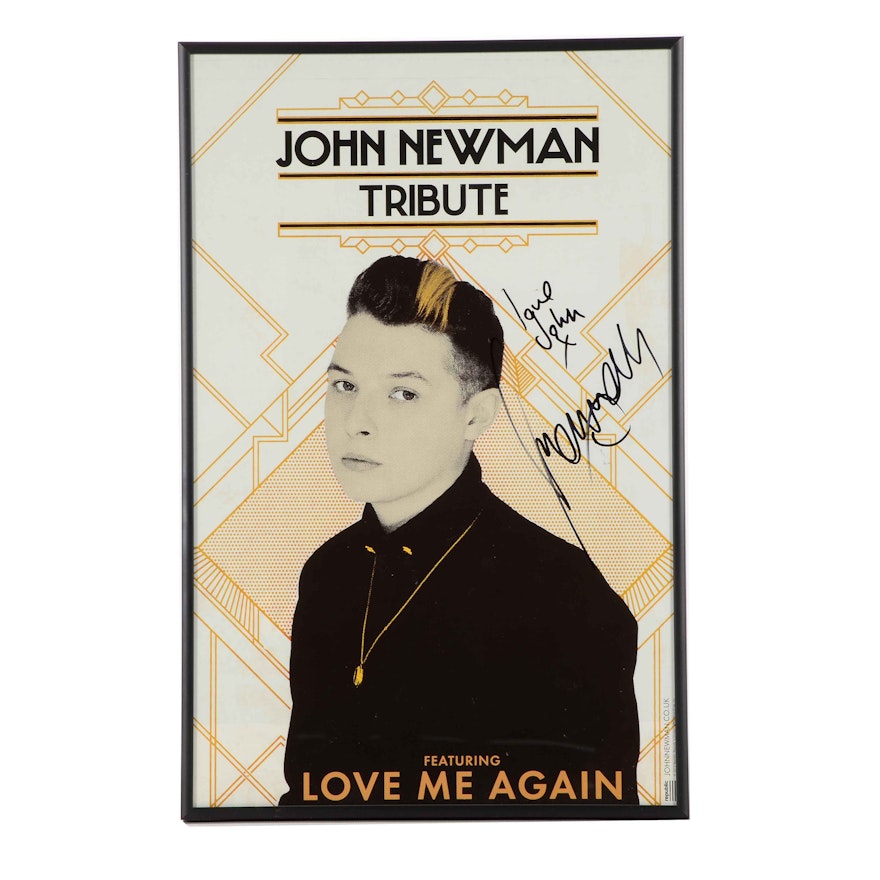 John Newman Signed Poster