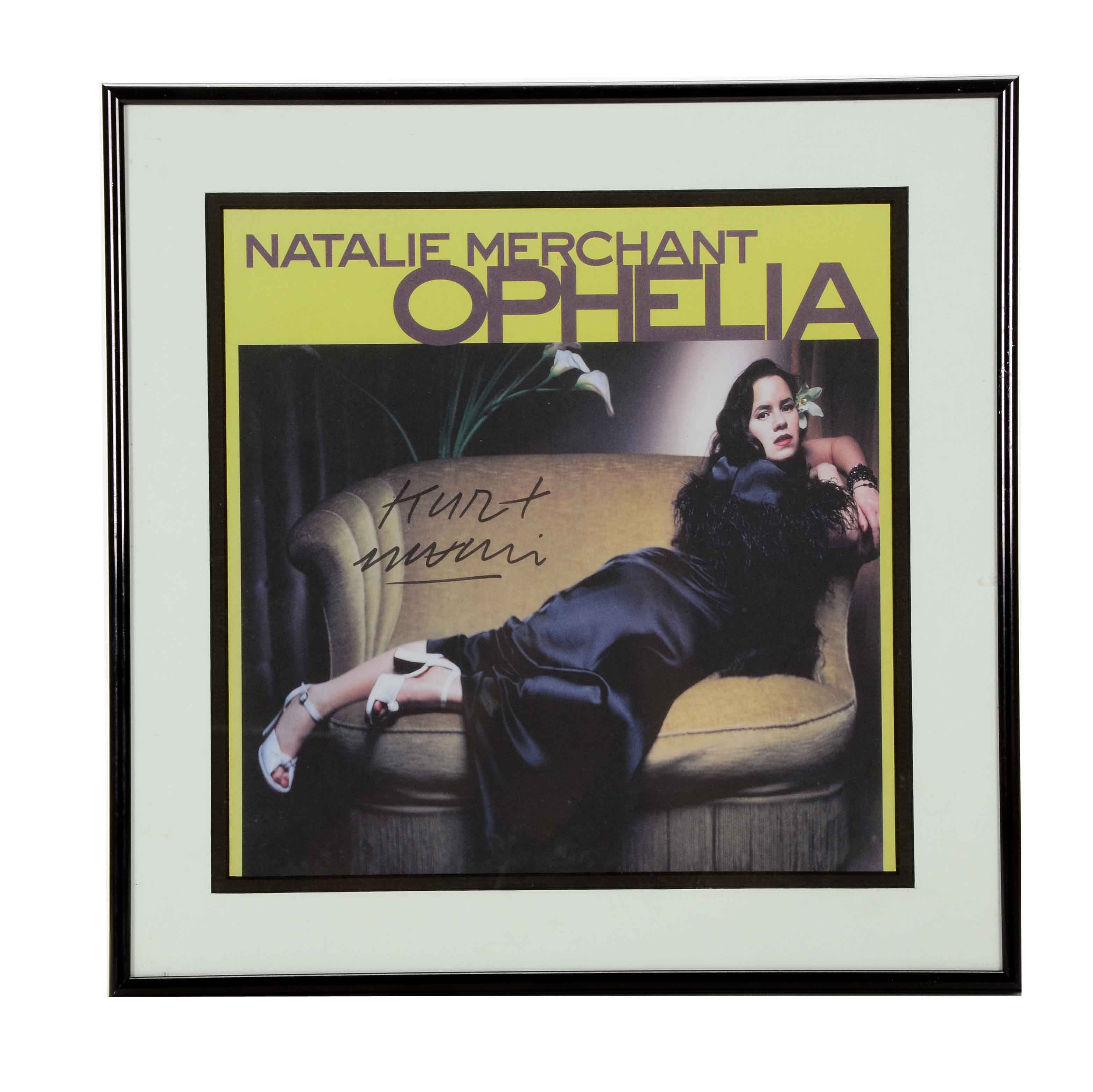 Natalie Merchant Signed Cover