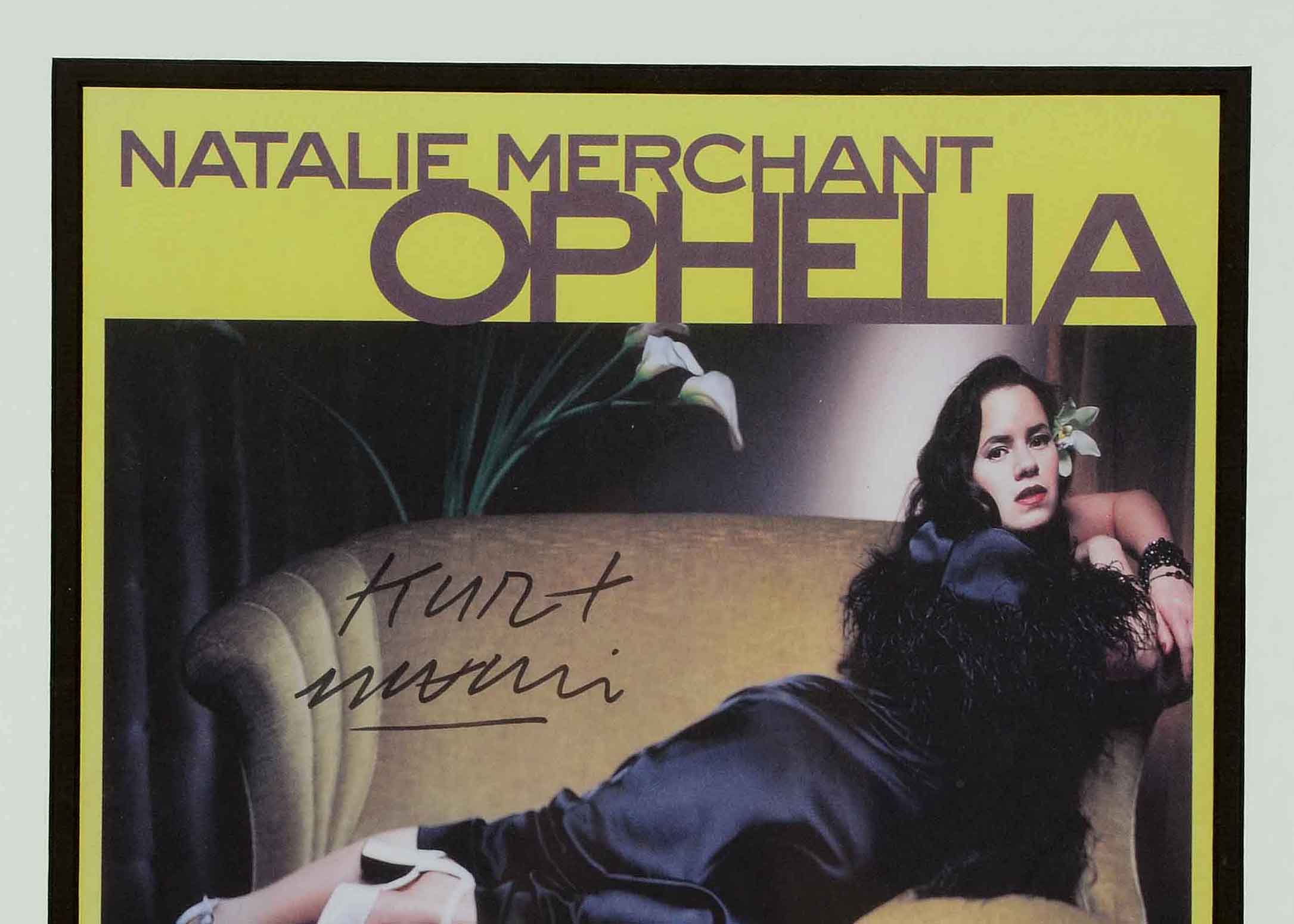 Natalie Merchant Signed Cover