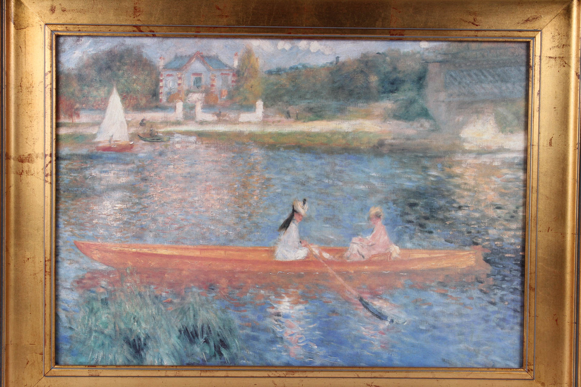 Offset Lithographic Reproduction After Renoir "Boating on the Seine "