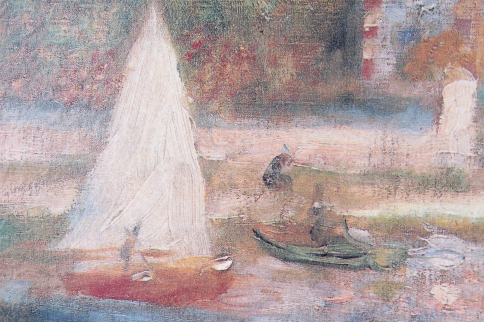 Offset Lithographic Reproduction After Renoir "Boating on the Seine "