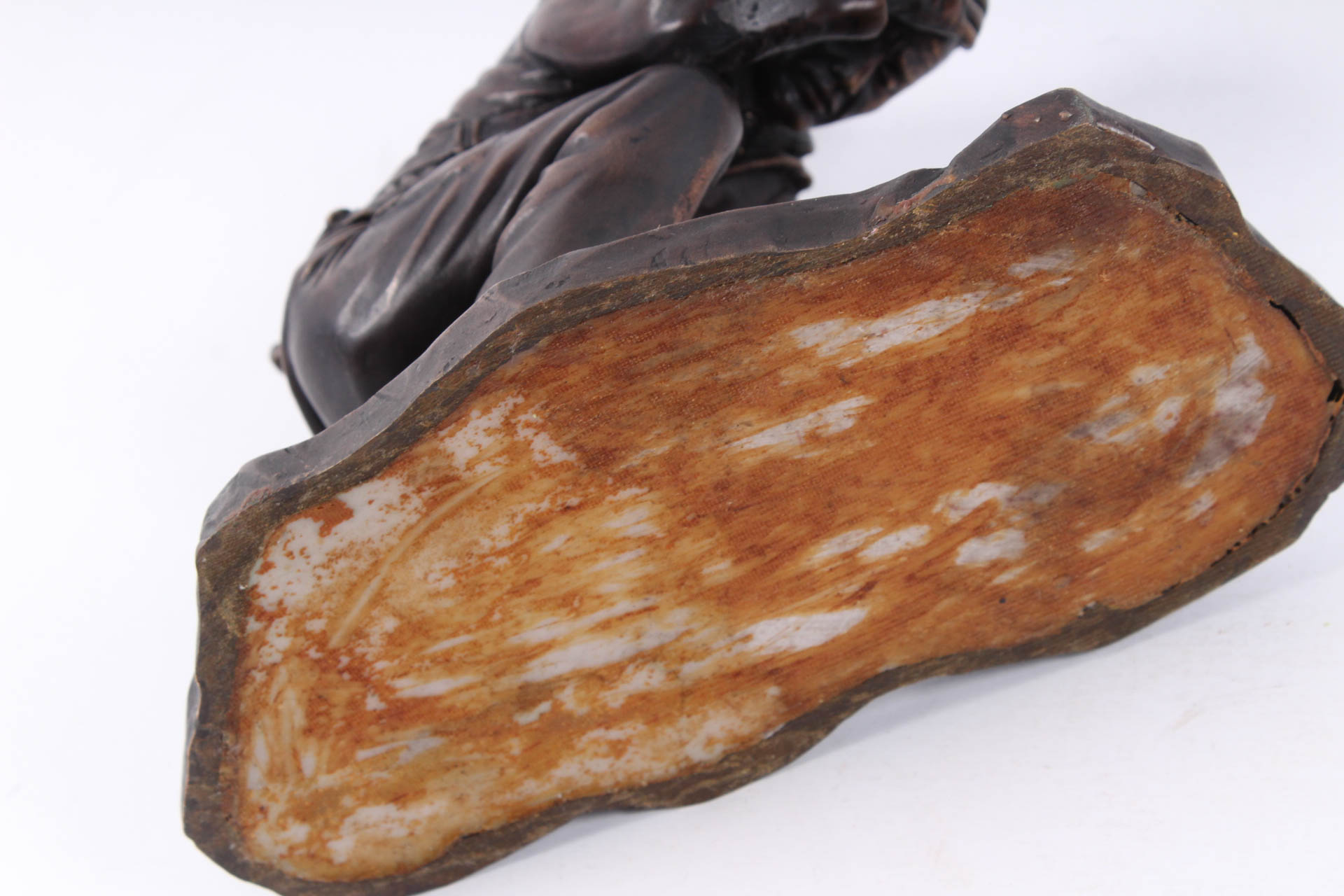 Kneeling Firefighter Bronze Sculpture