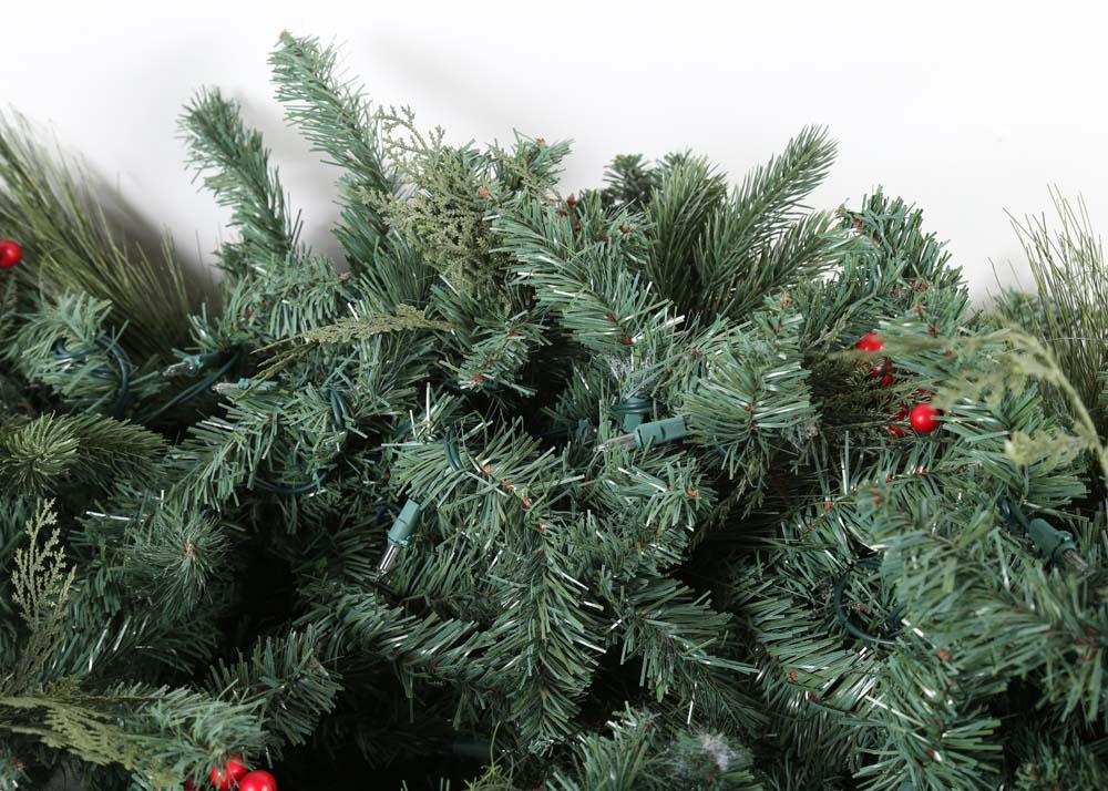 Frontgate Lighted Wreath and Garland