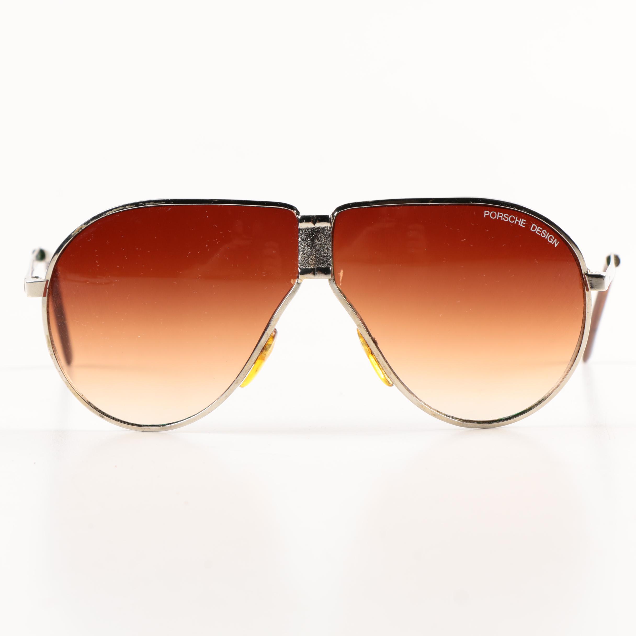 Porsche Design Folding Aviator Sunglasses