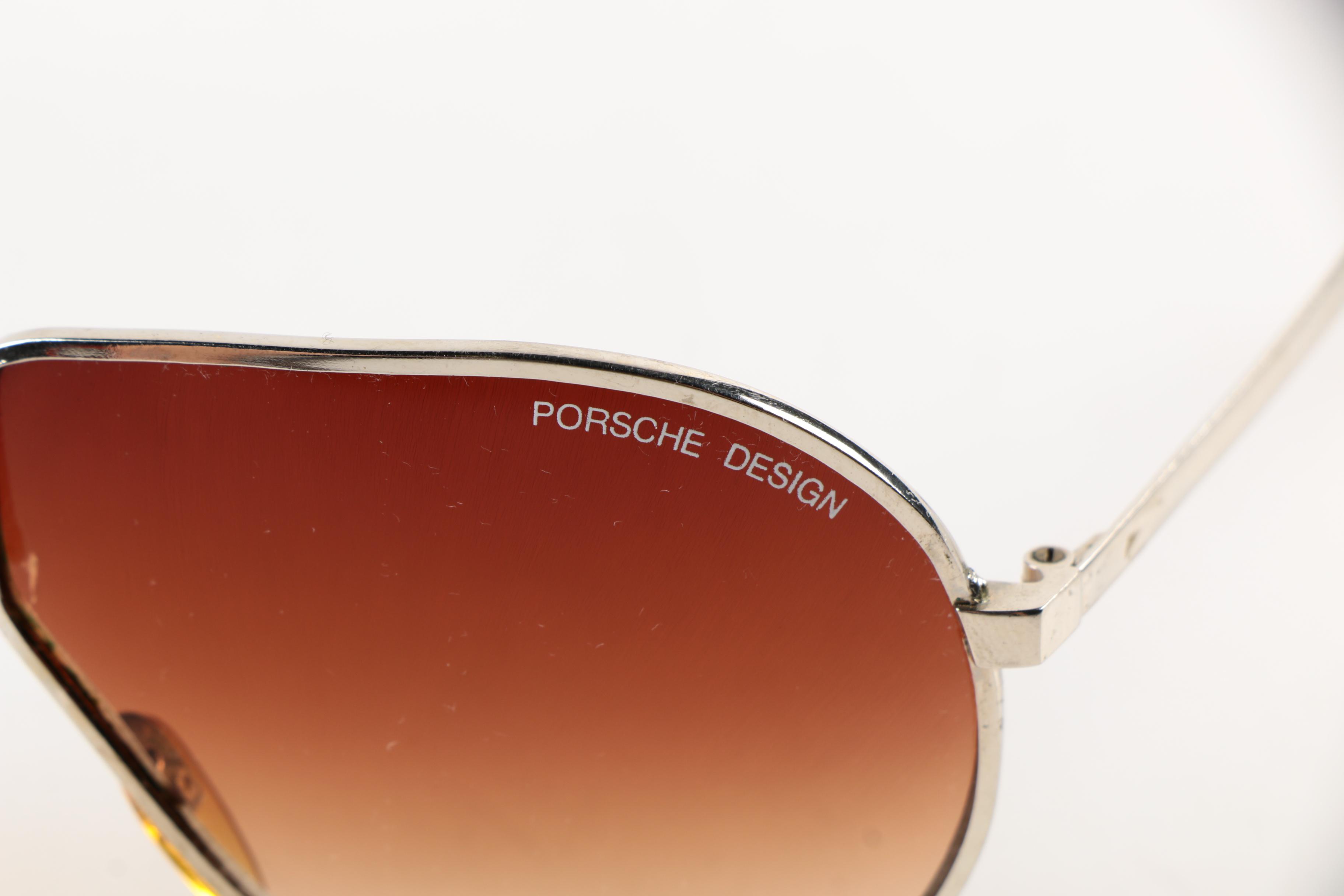 Porsche Design Folding Aviator Sunglasses