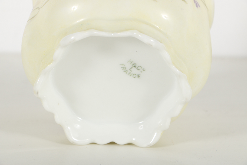 Assorted Demitasse Cups, Saucers and Haviland Creamer and Sugar