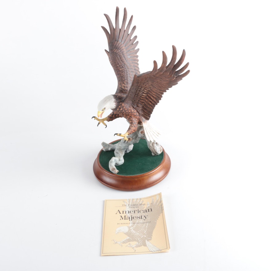 The Franklin Mint's Eagle Figurine "American Majesty"