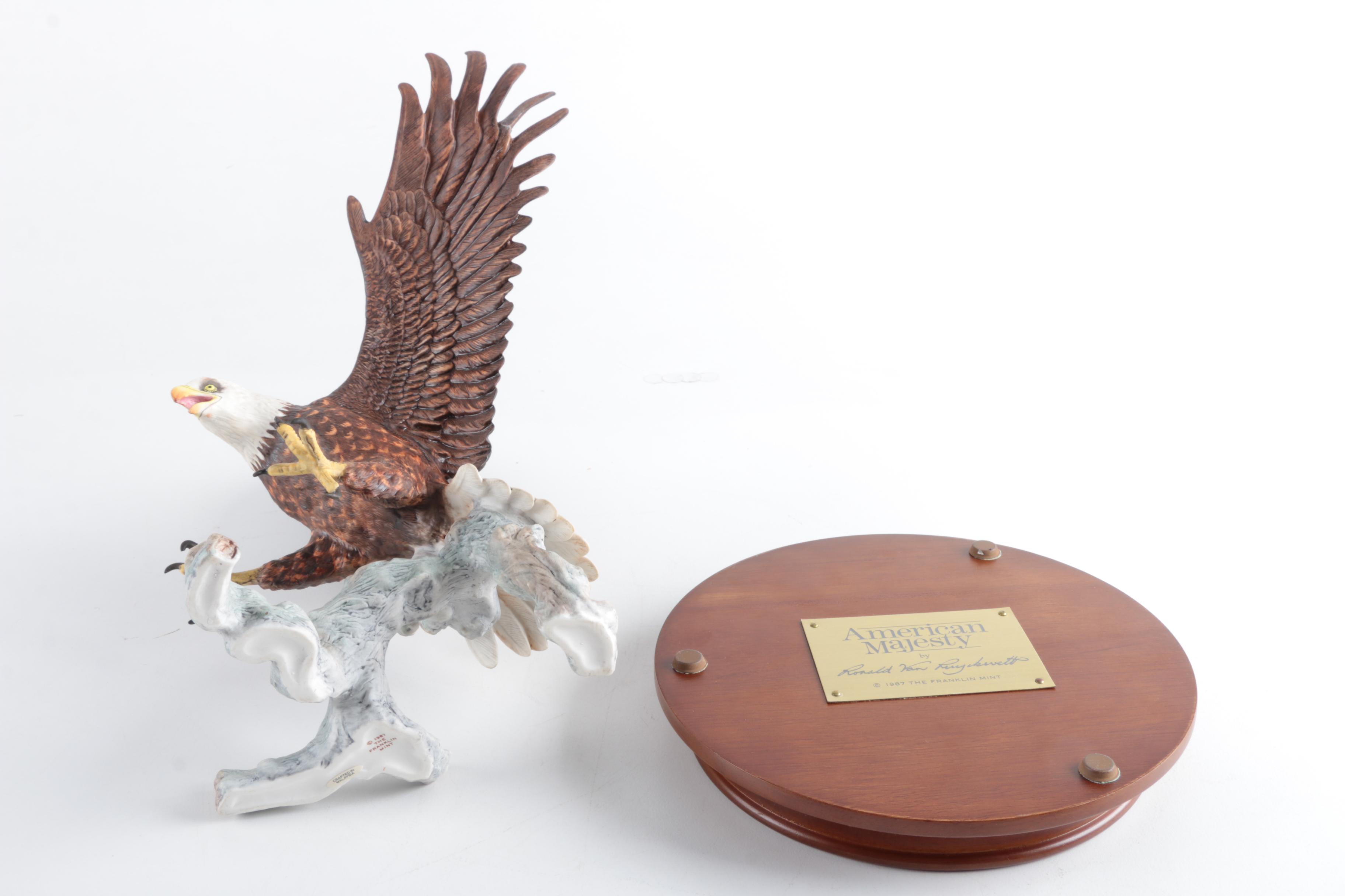 The Franklin Mint's Eagle Figurine "American Majesty"