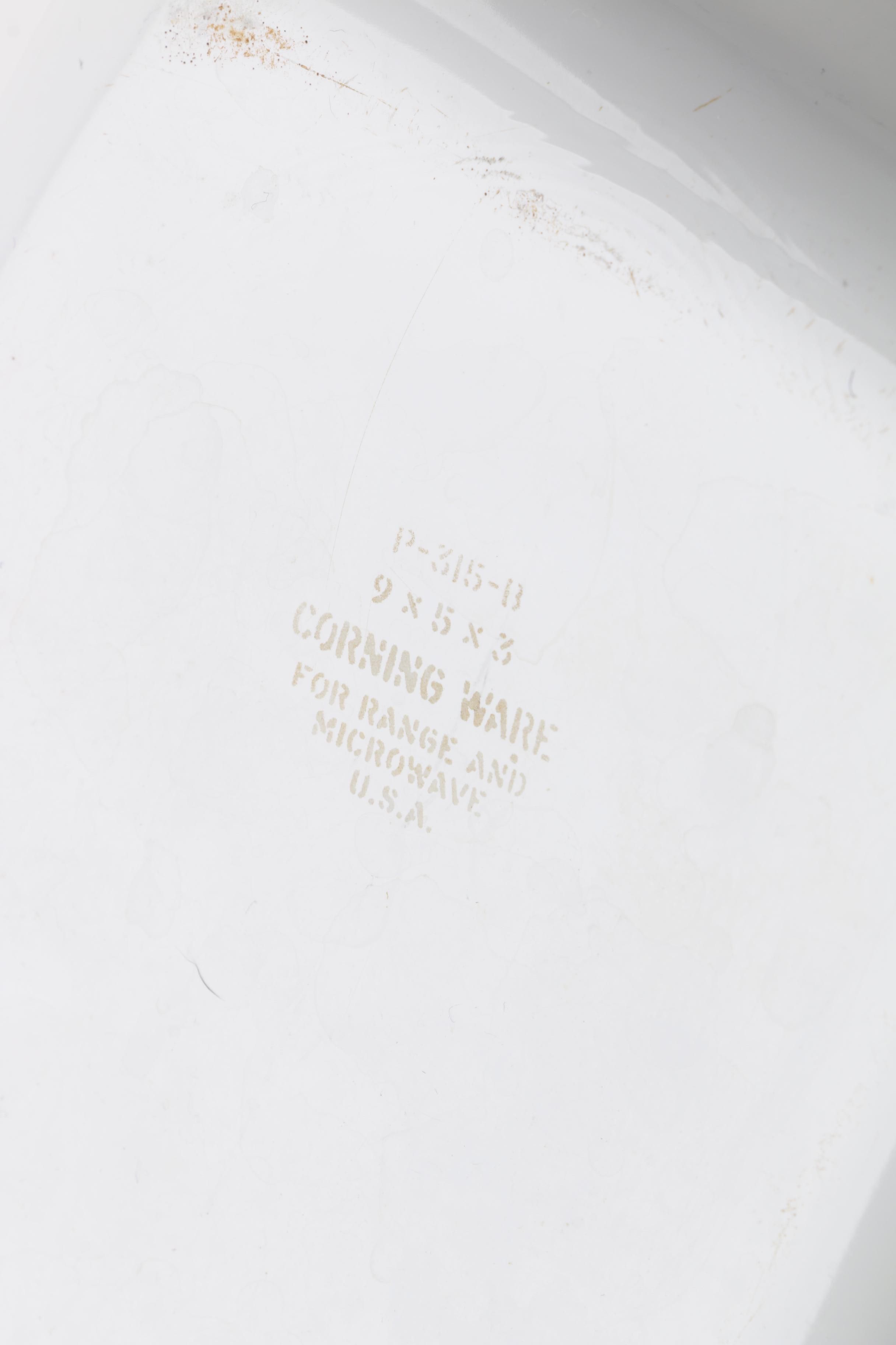 Ovenware Assortment Including Pyrex and Corning Ware