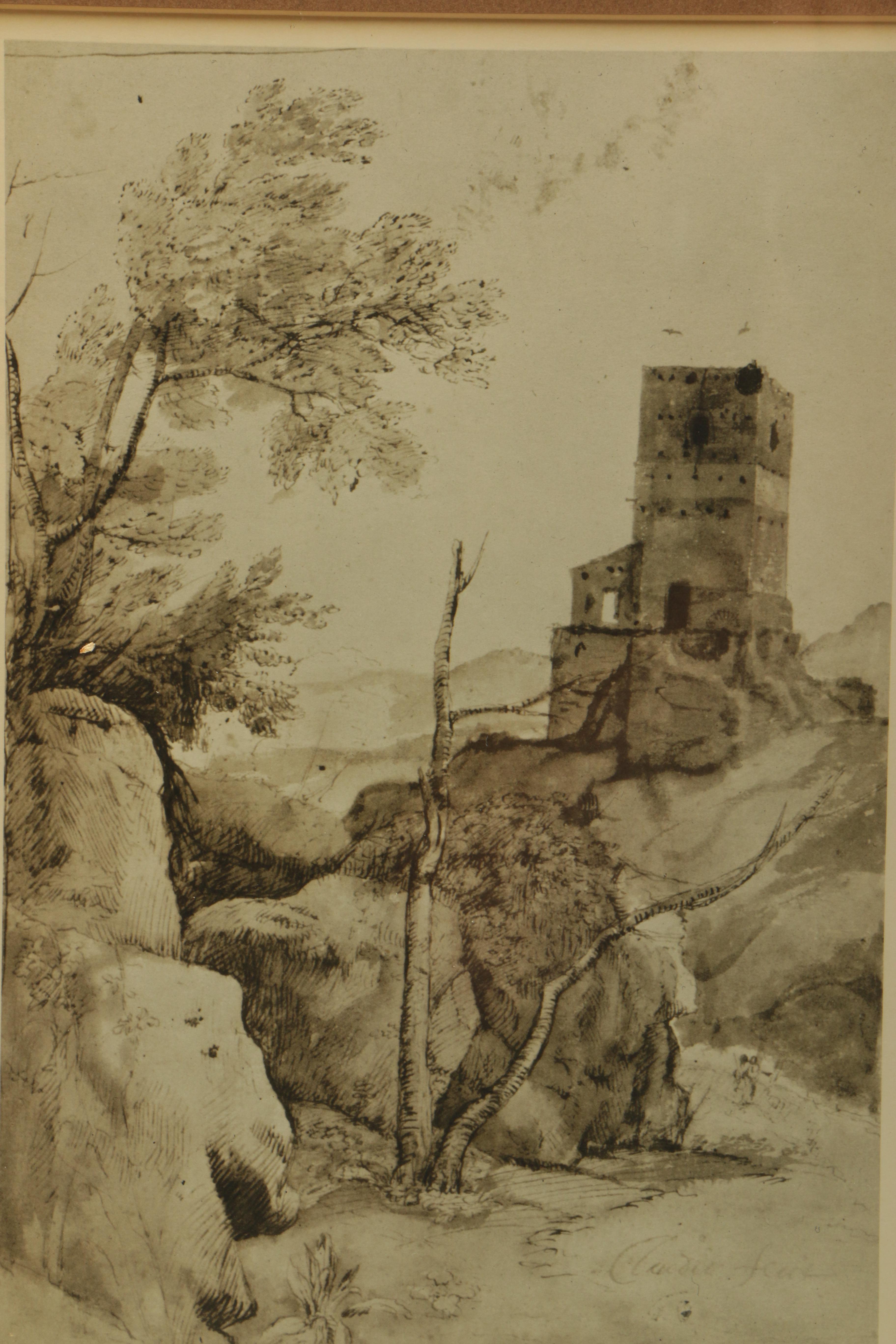 Two Offset Lithographs of Architectural Scenes