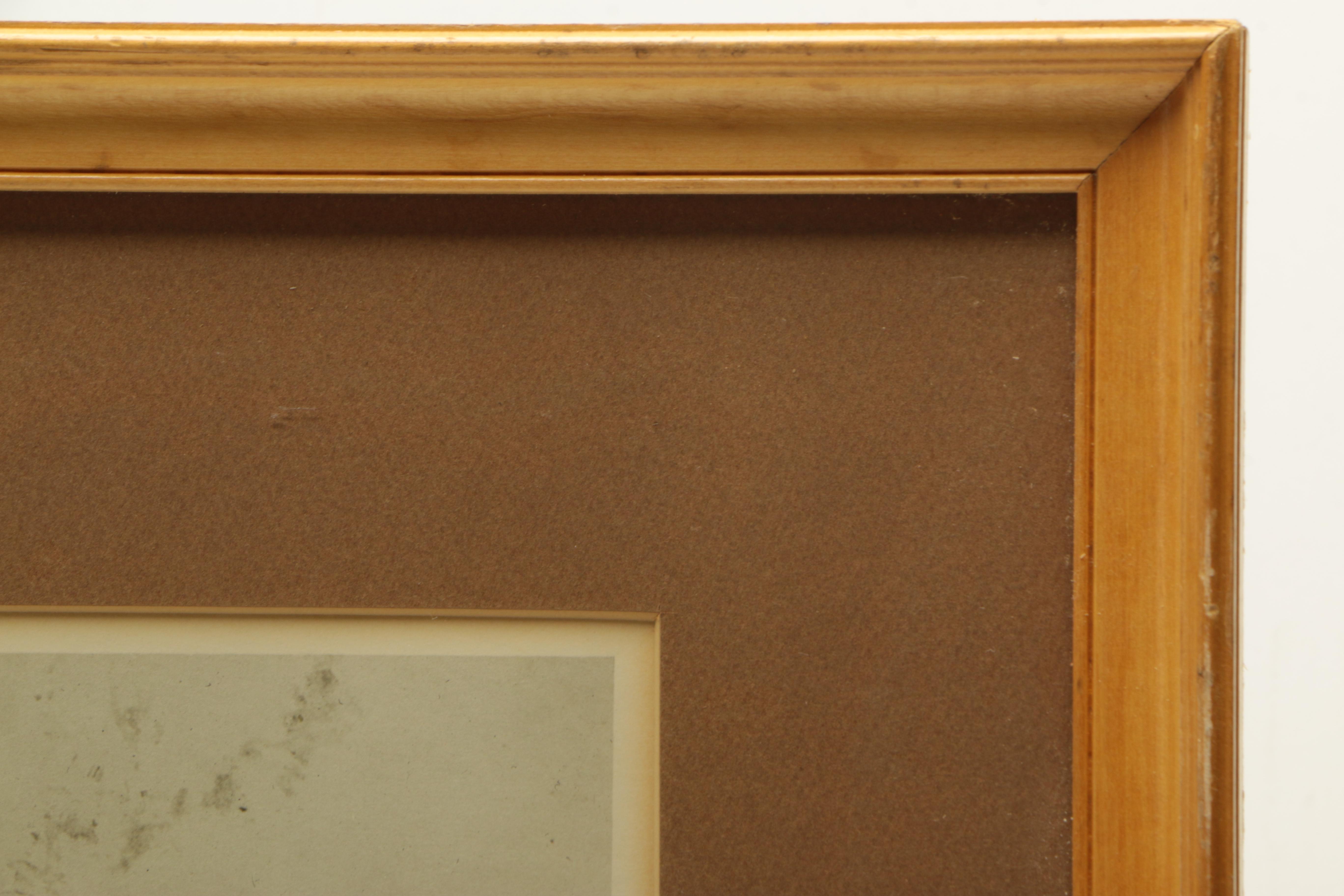 Two Offset Lithographs of Architectural Scenes