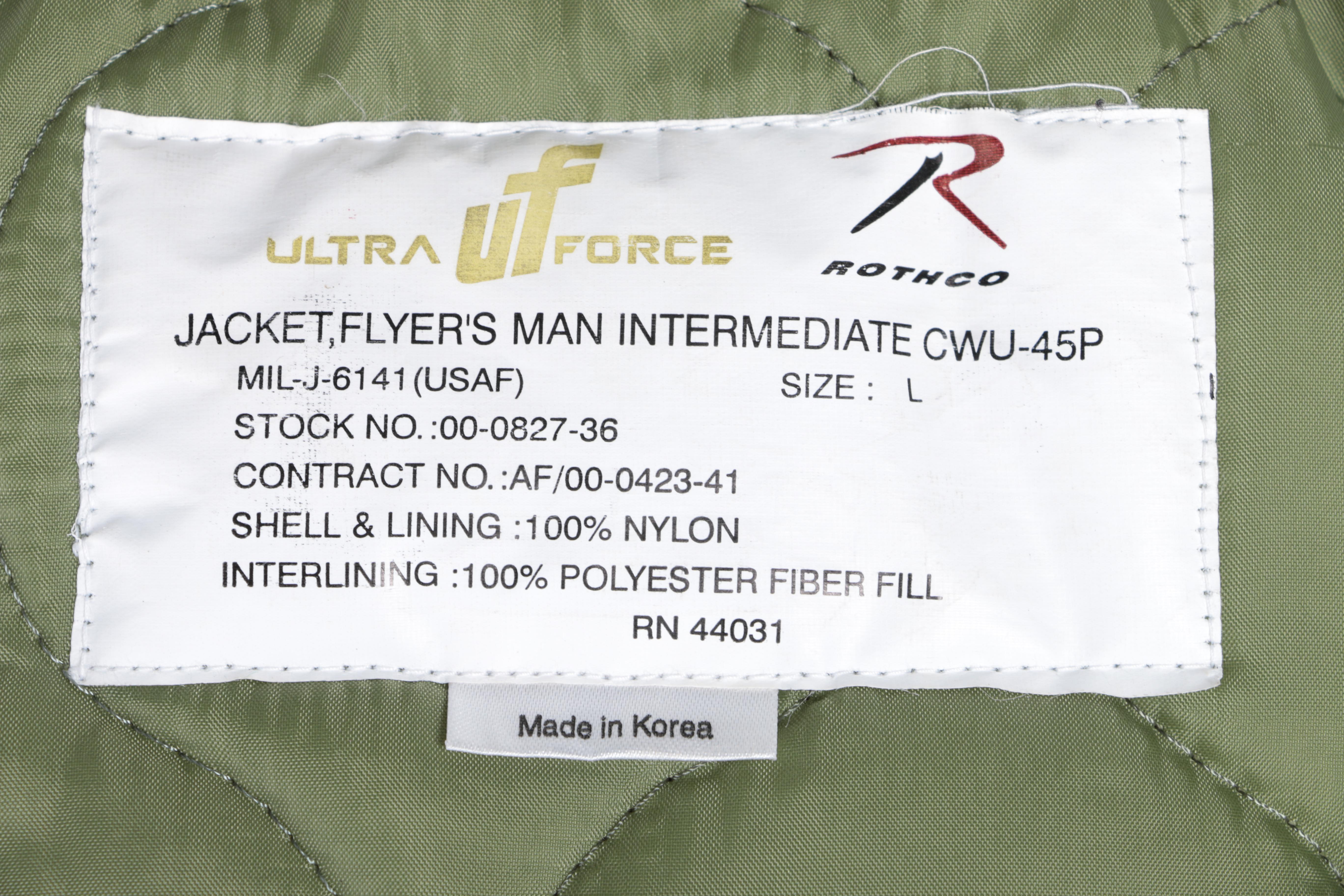 Men's US Military Rothco Nylon Jackets