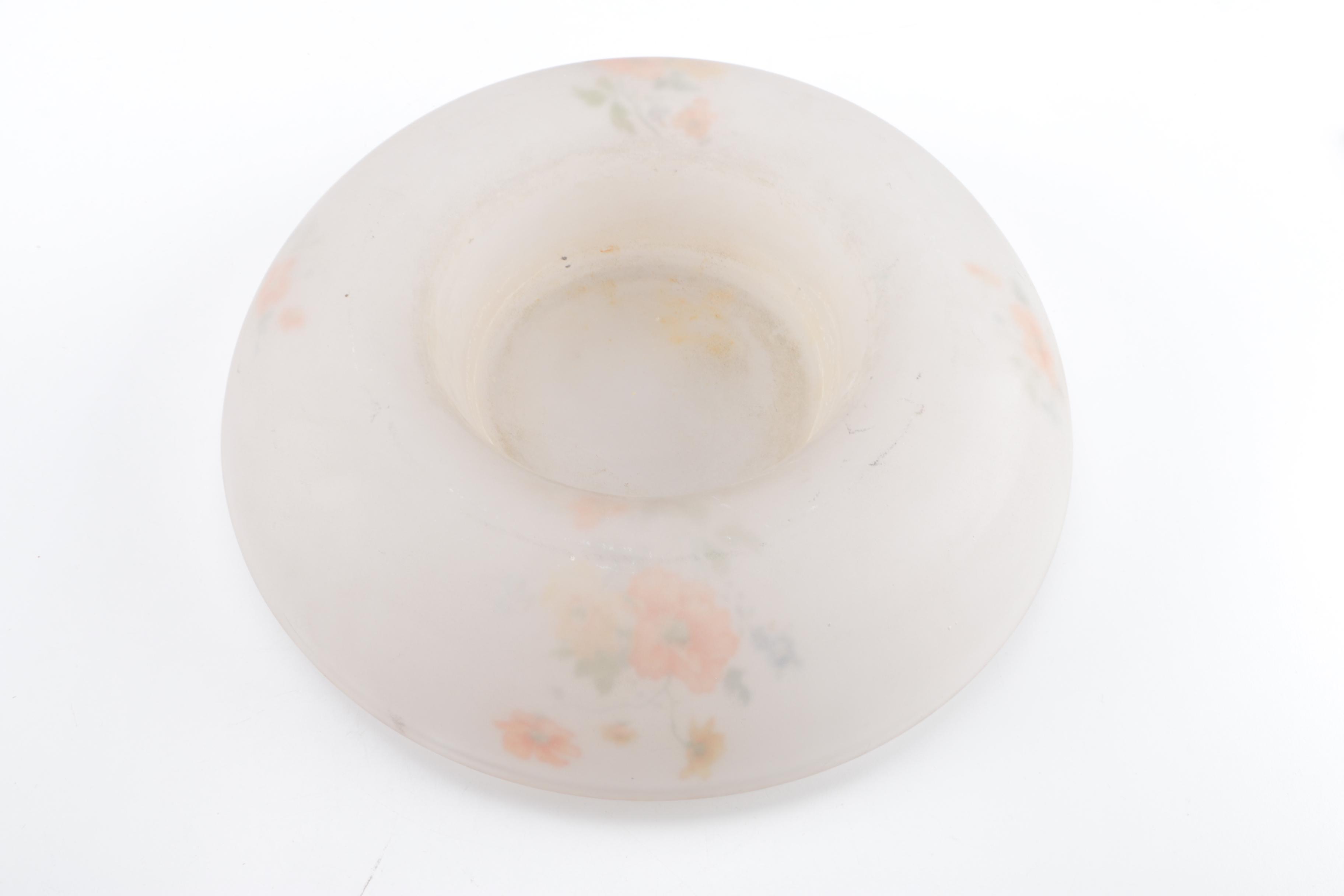 Vintage Glass Serving Dish