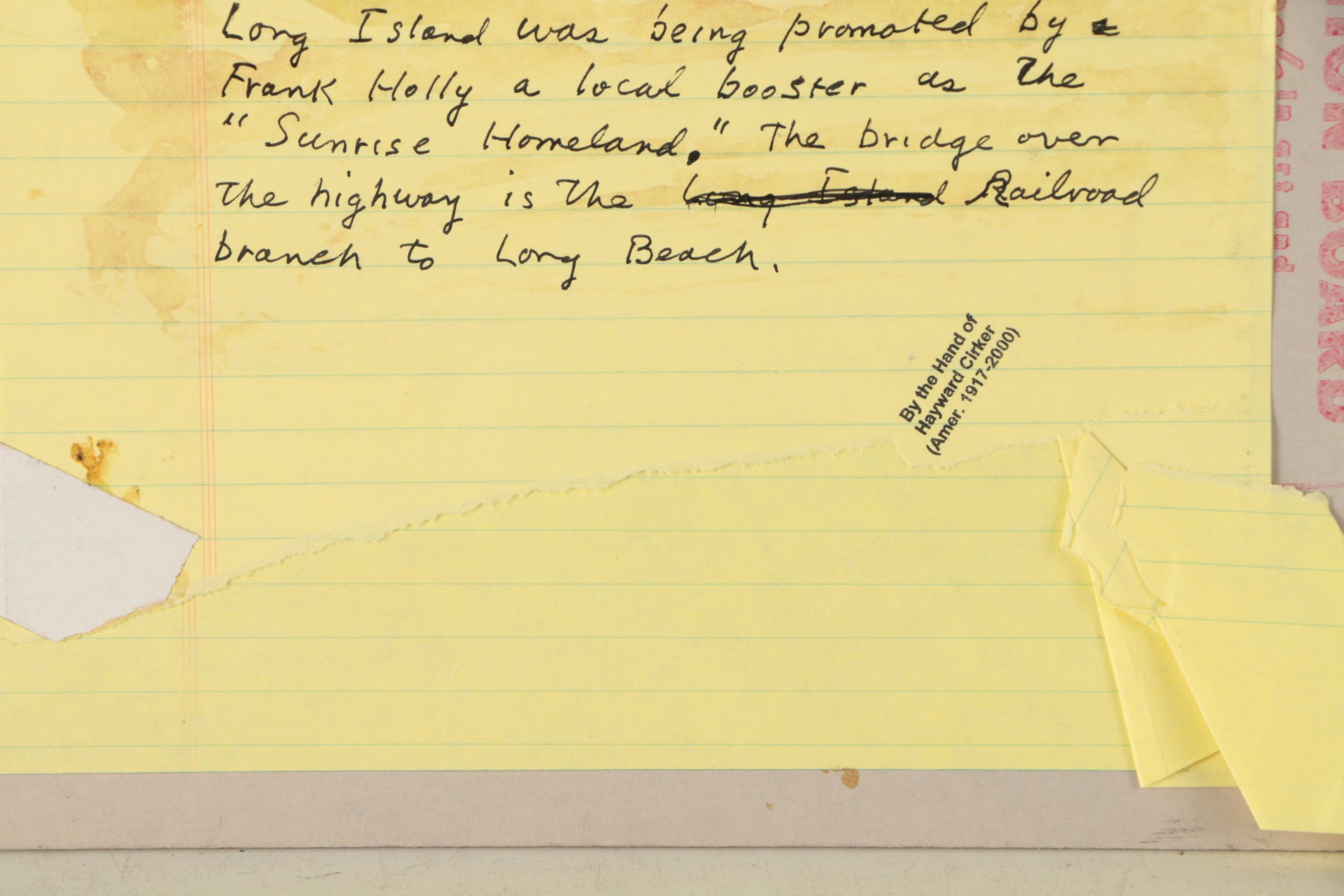 Hayward Cirker Ink and Gouache Illustrations of Outdoor Scenes