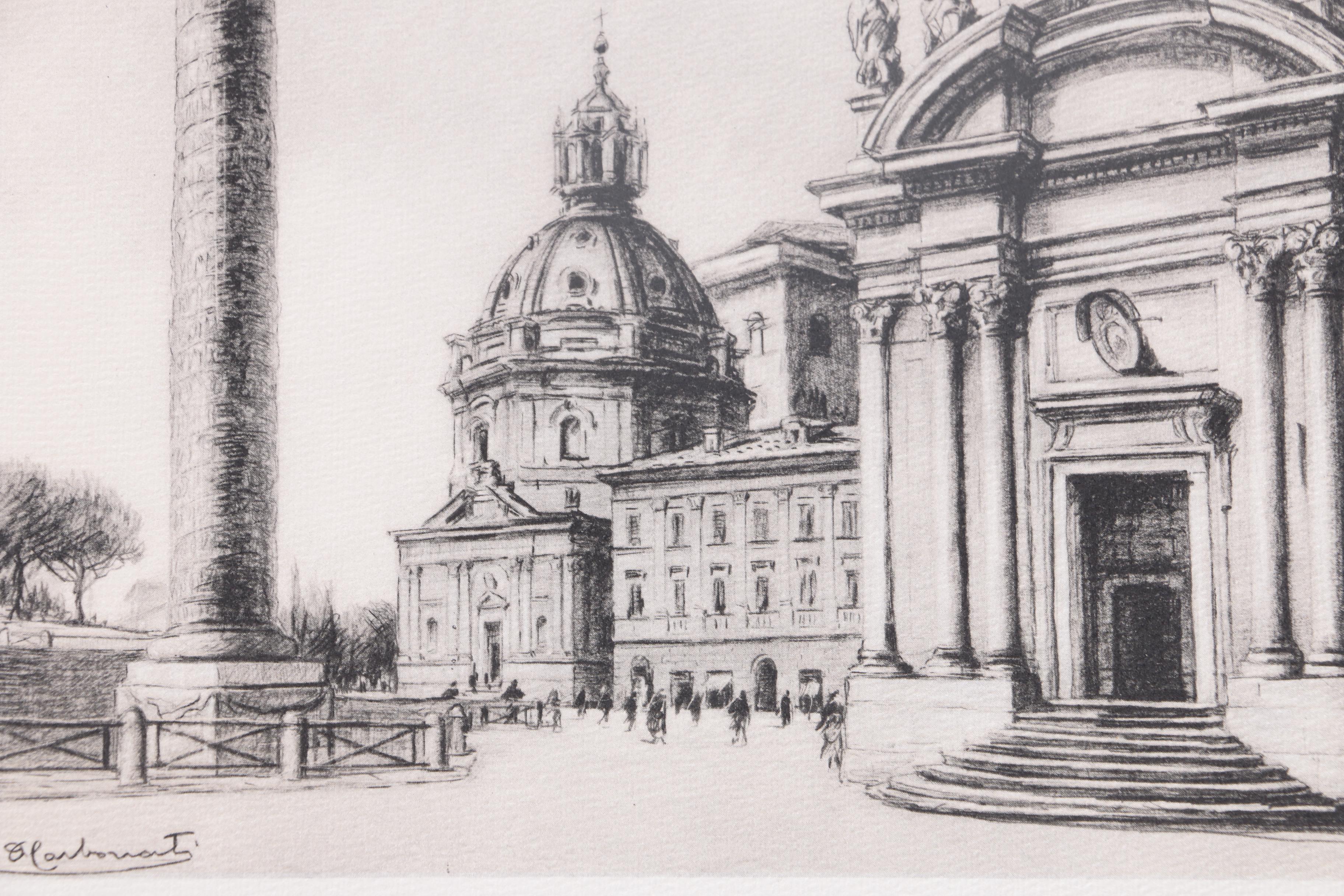 Reproduction Prints After Illustrations of Roman Monuments