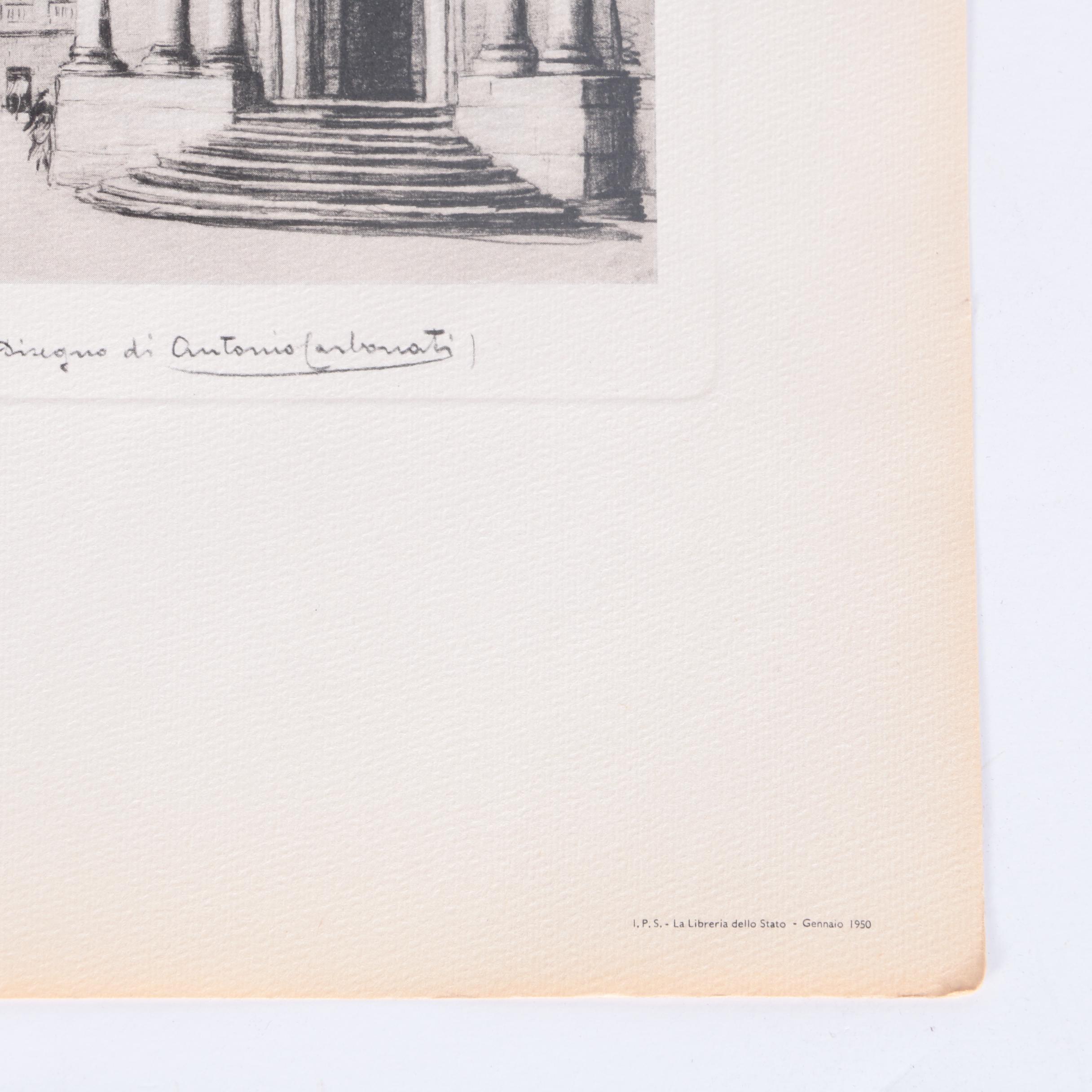 Reproduction Prints After Illustrations of Roman Monuments