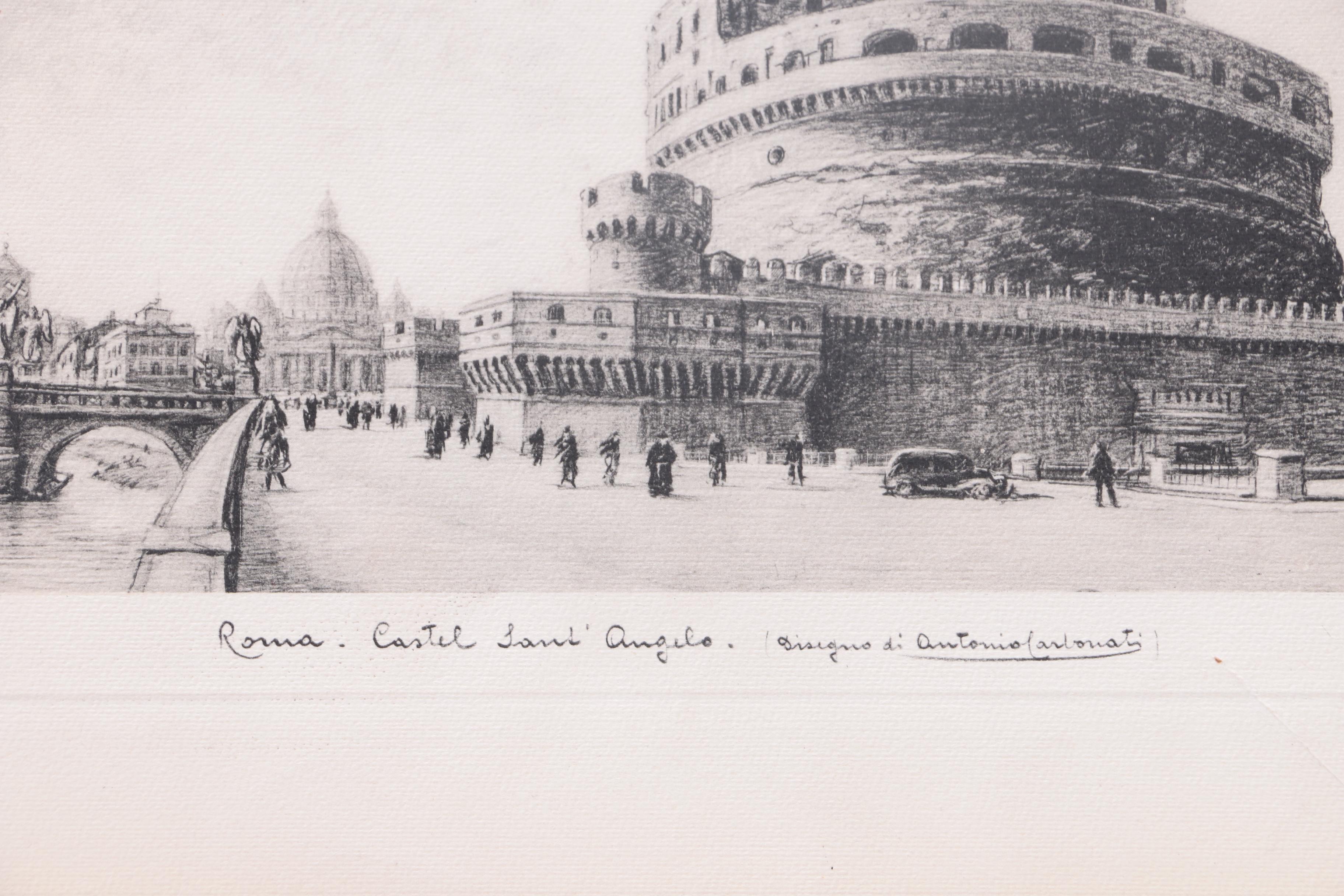 Reproduction Prints After Illustrations of Roman Monuments