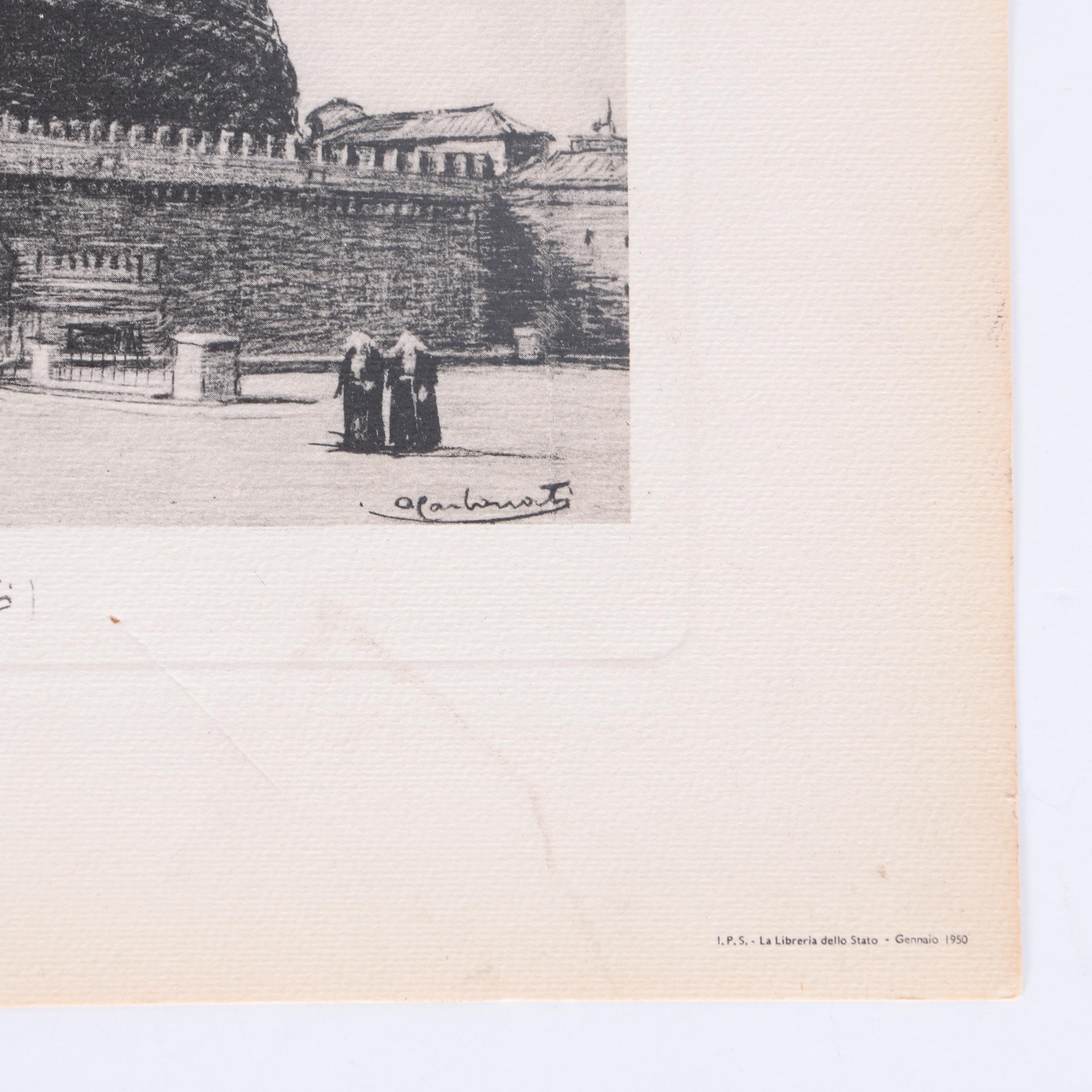 Reproduction Prints After Illustrations of Roman Monuments