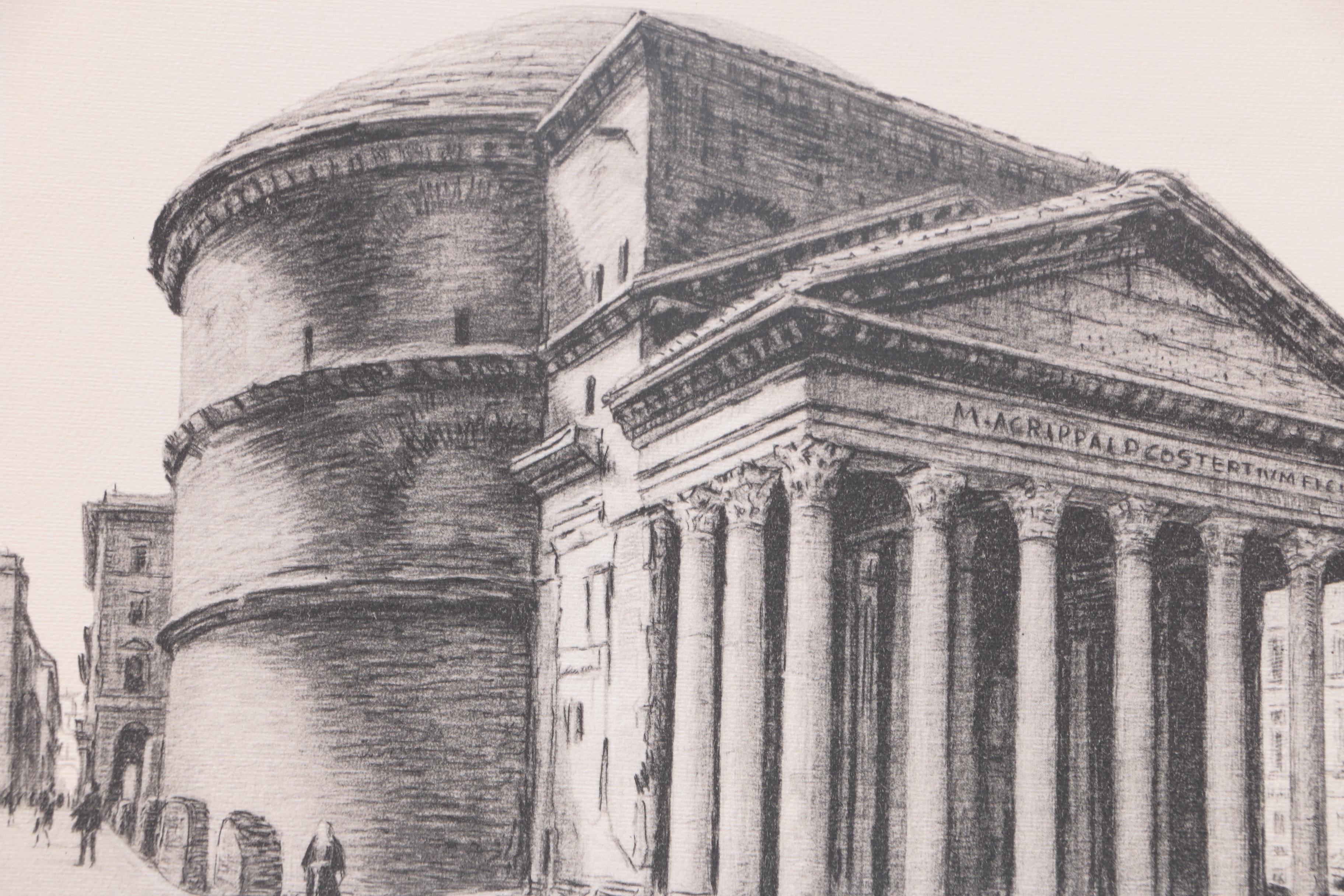 Reproduction Prints After Illustrations of Roman Monuments