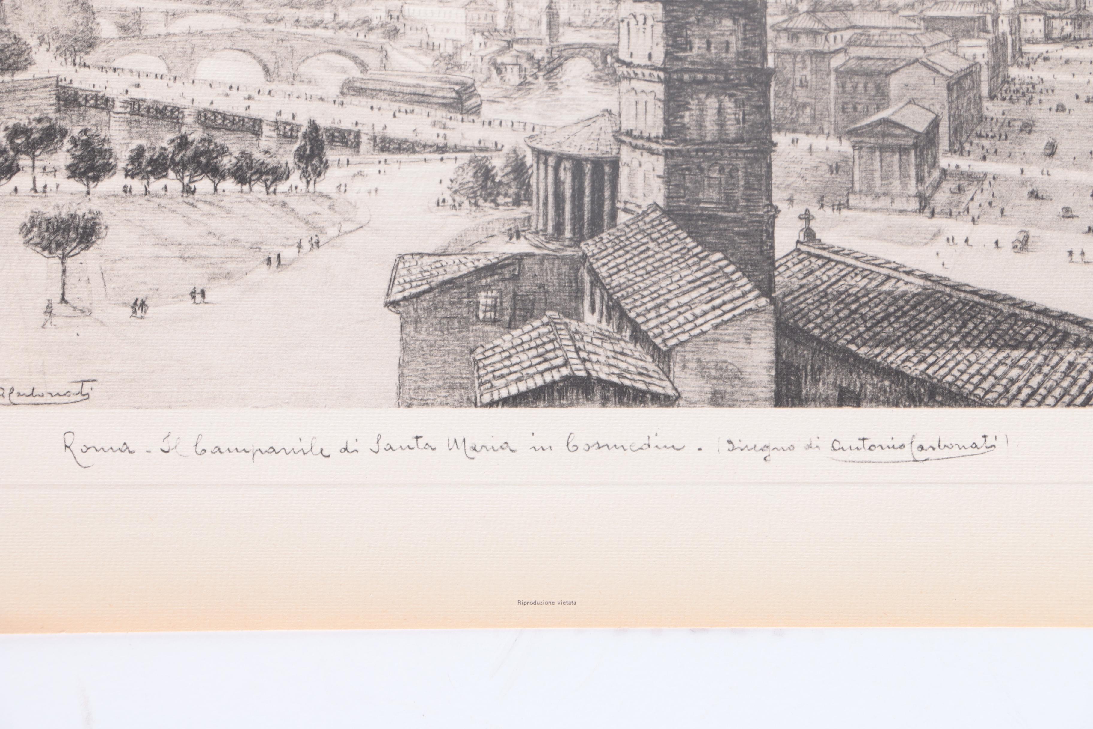 Reproduction Prints After Illustrations of Roman Monuments