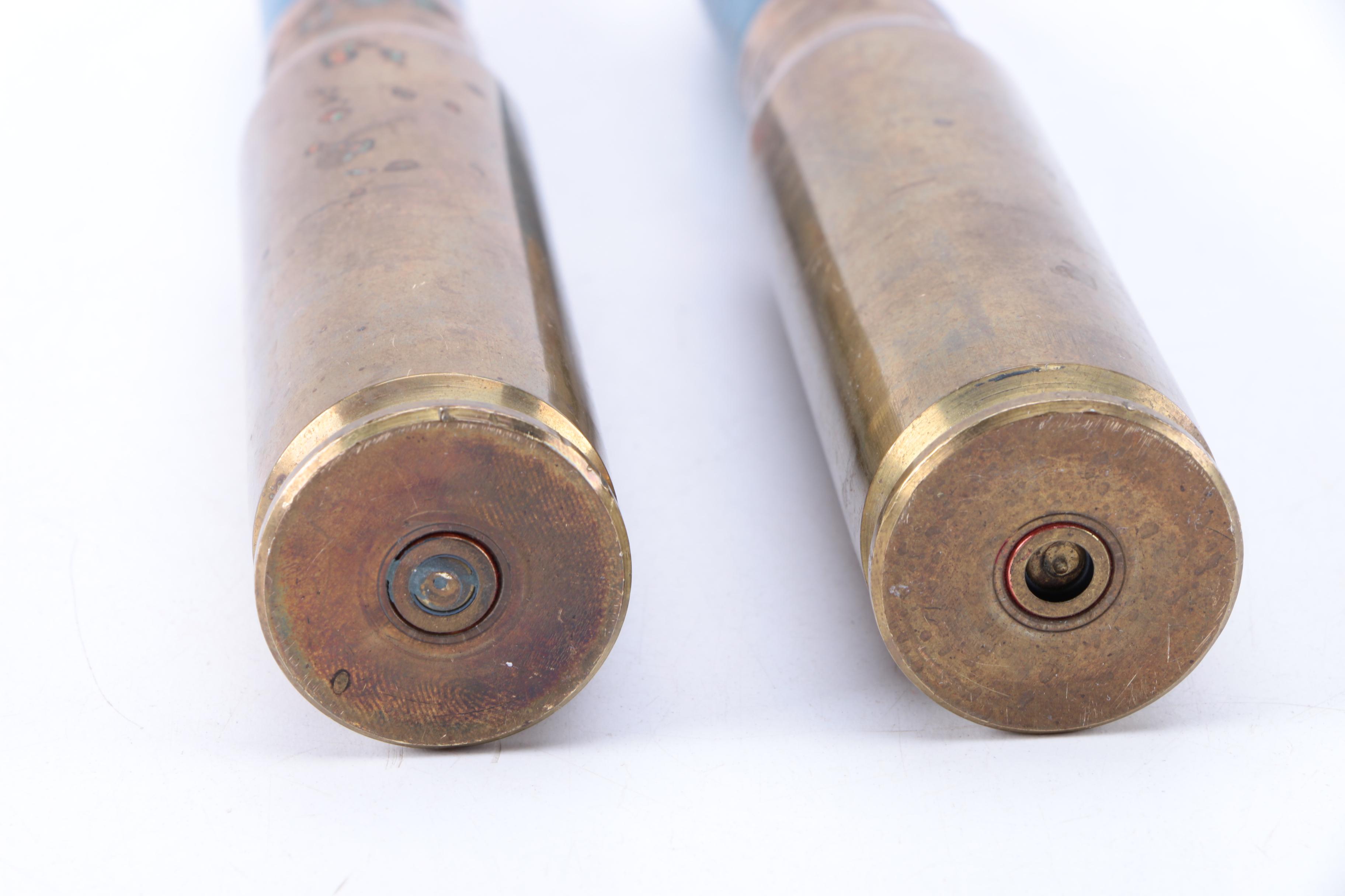 Three Gunnery Range Target Cartridges