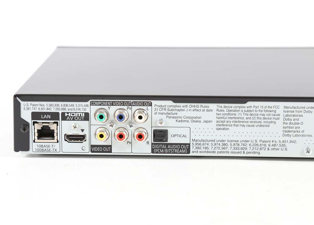 Panasonic DVD and Blu-ray Player