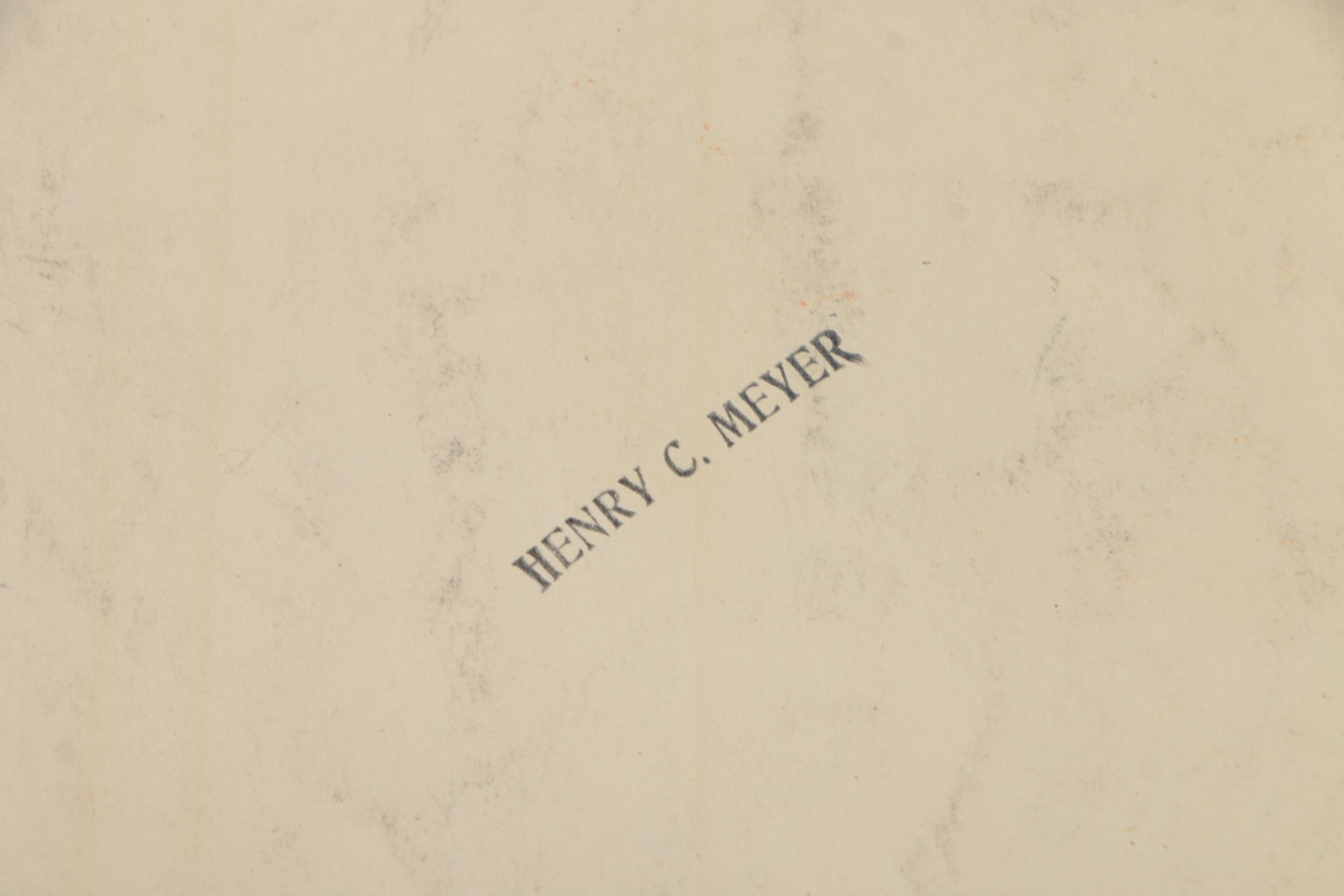 Collection of Ink and Graphite Drawings Featuring Henry C. Meyer